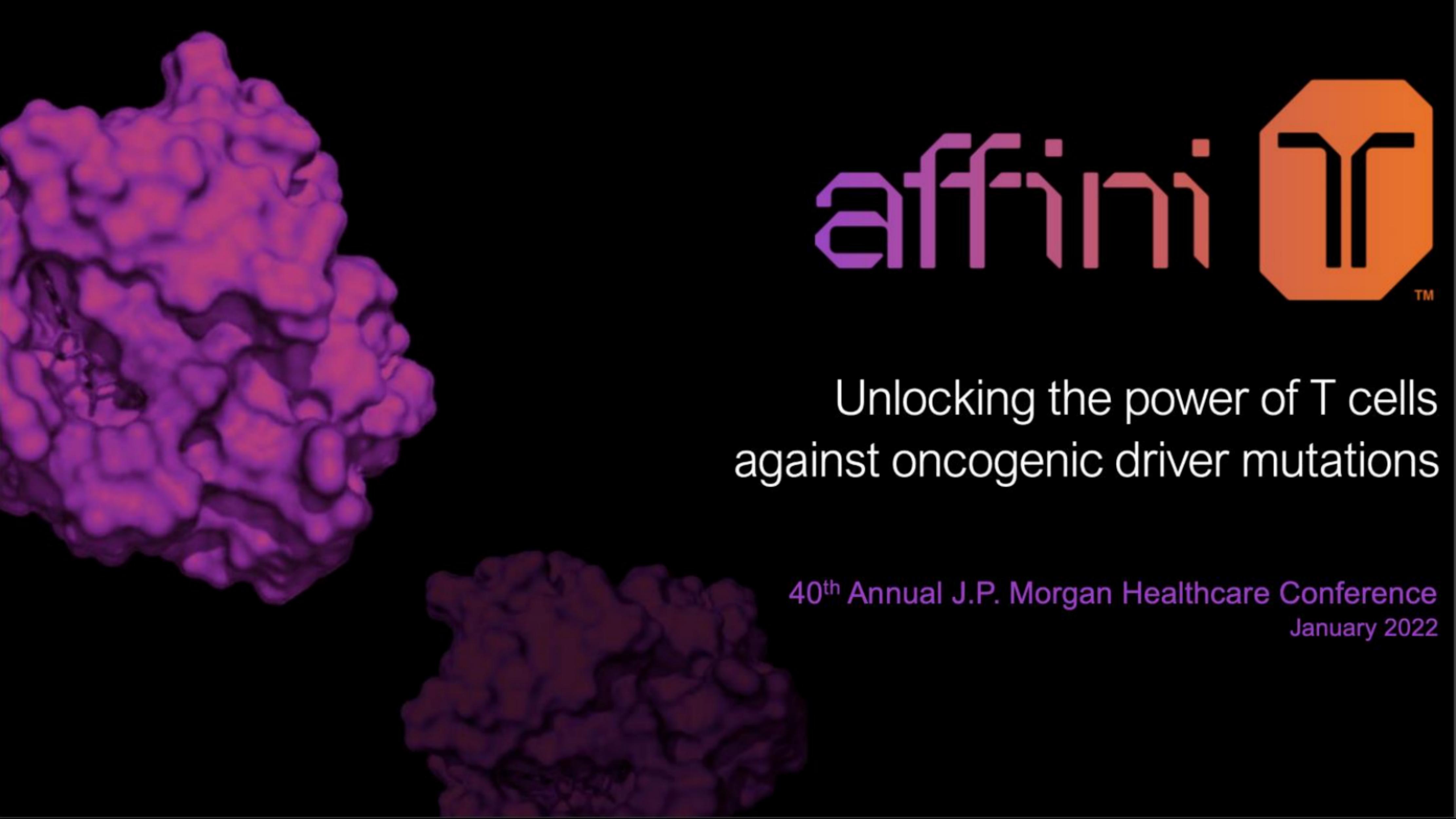 Affini-T pitch deck cover