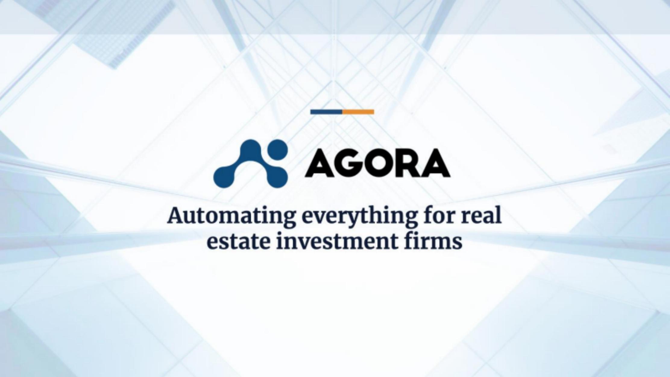 Agora pitch deck cover