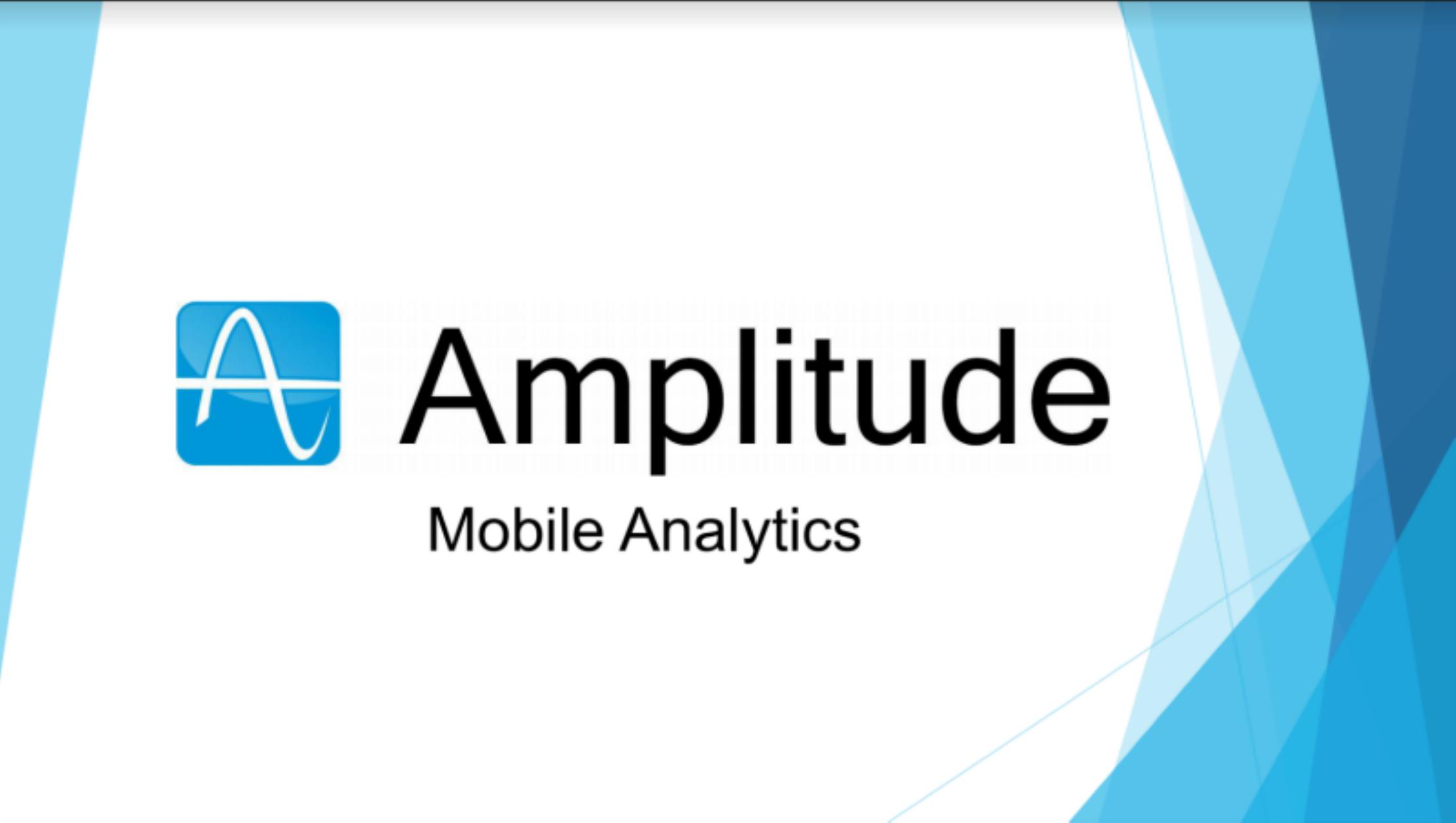 Amplitude pitch deck cover