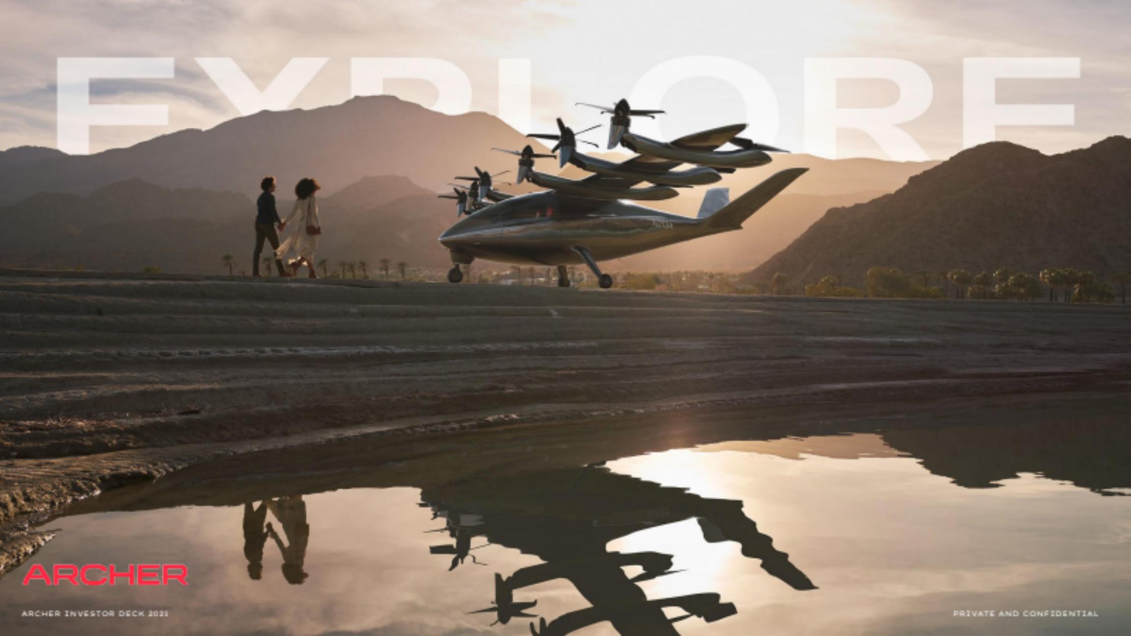 Archer SPAC pitch deck cover