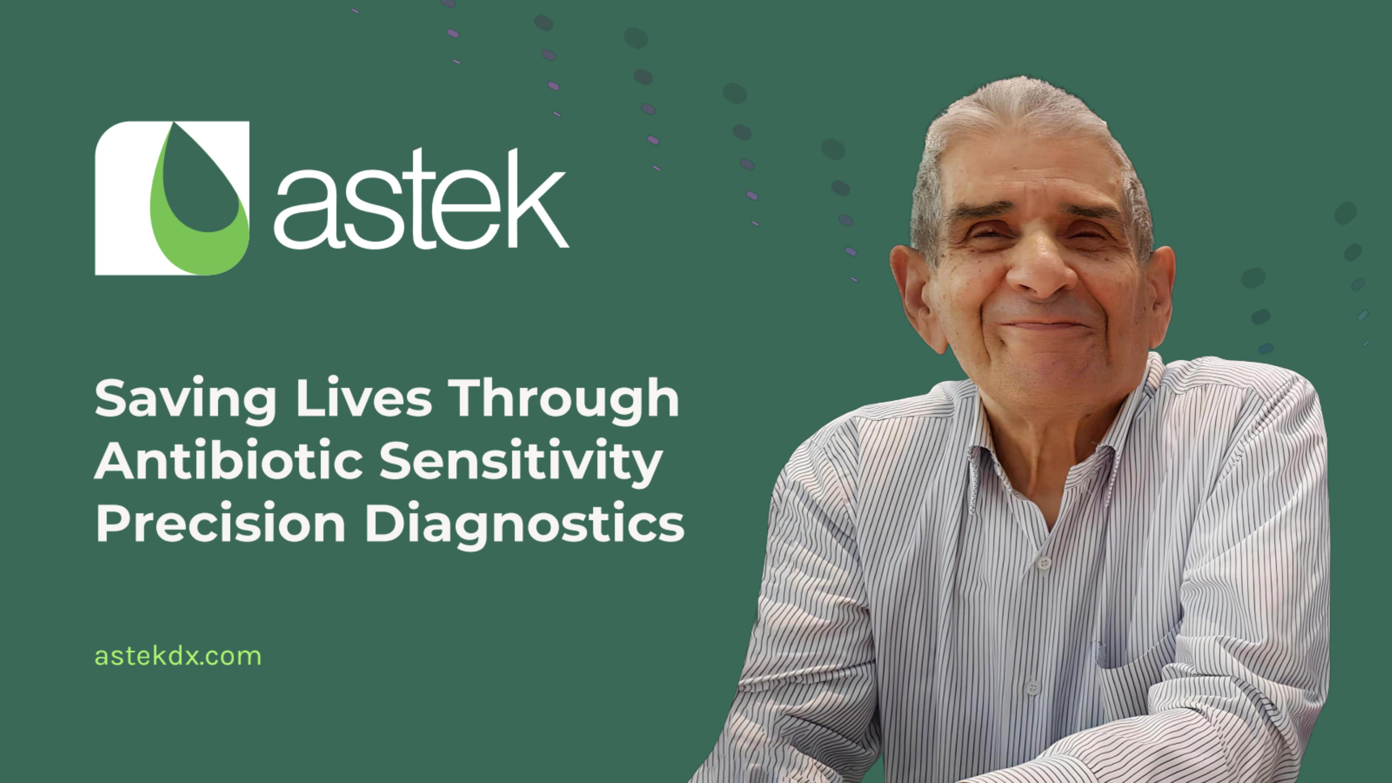 Astek Diagnostics pitch deck cover