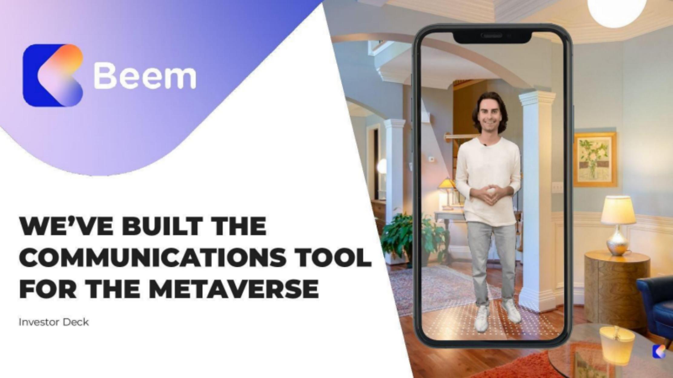 Beem pitch deck cover