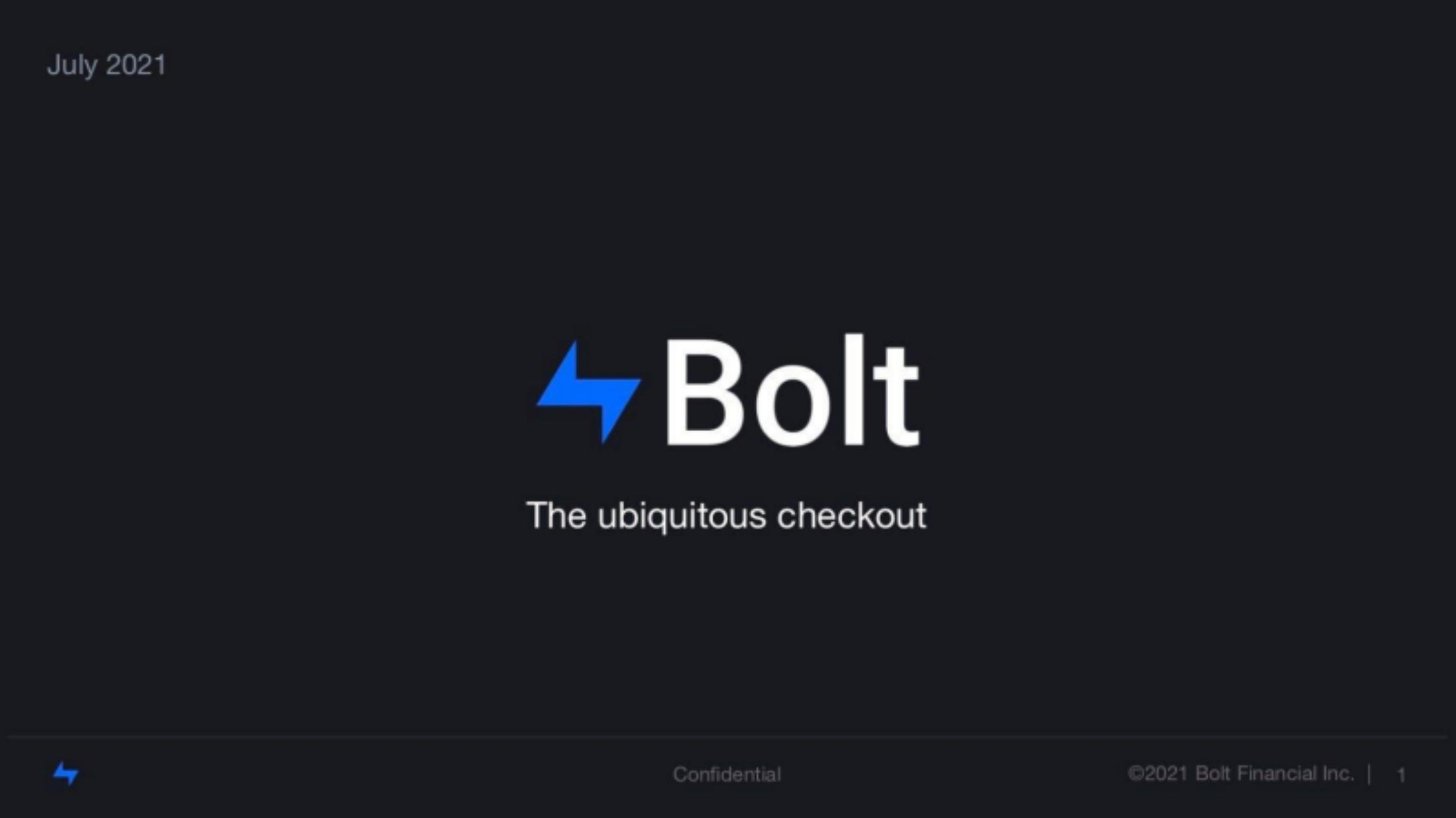 Bolt pitch deck cover