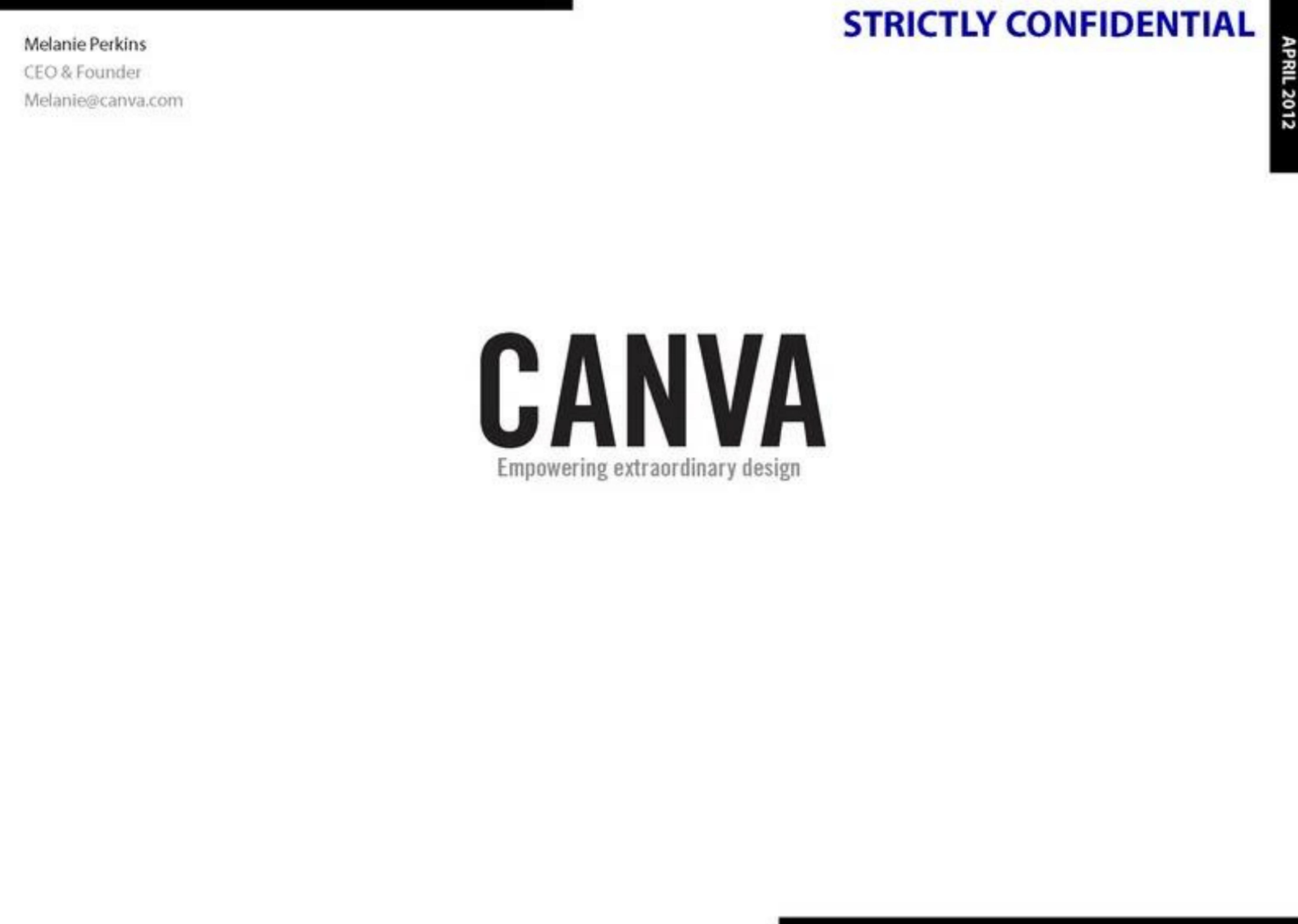 Canva pitch deck cover