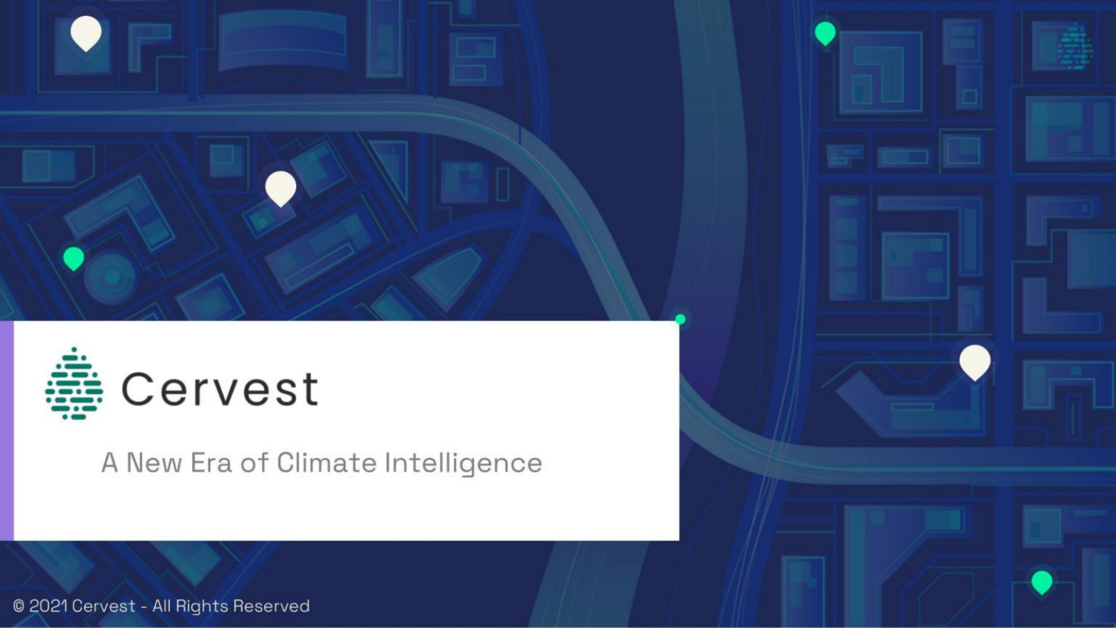 Cervest pitch deck cover