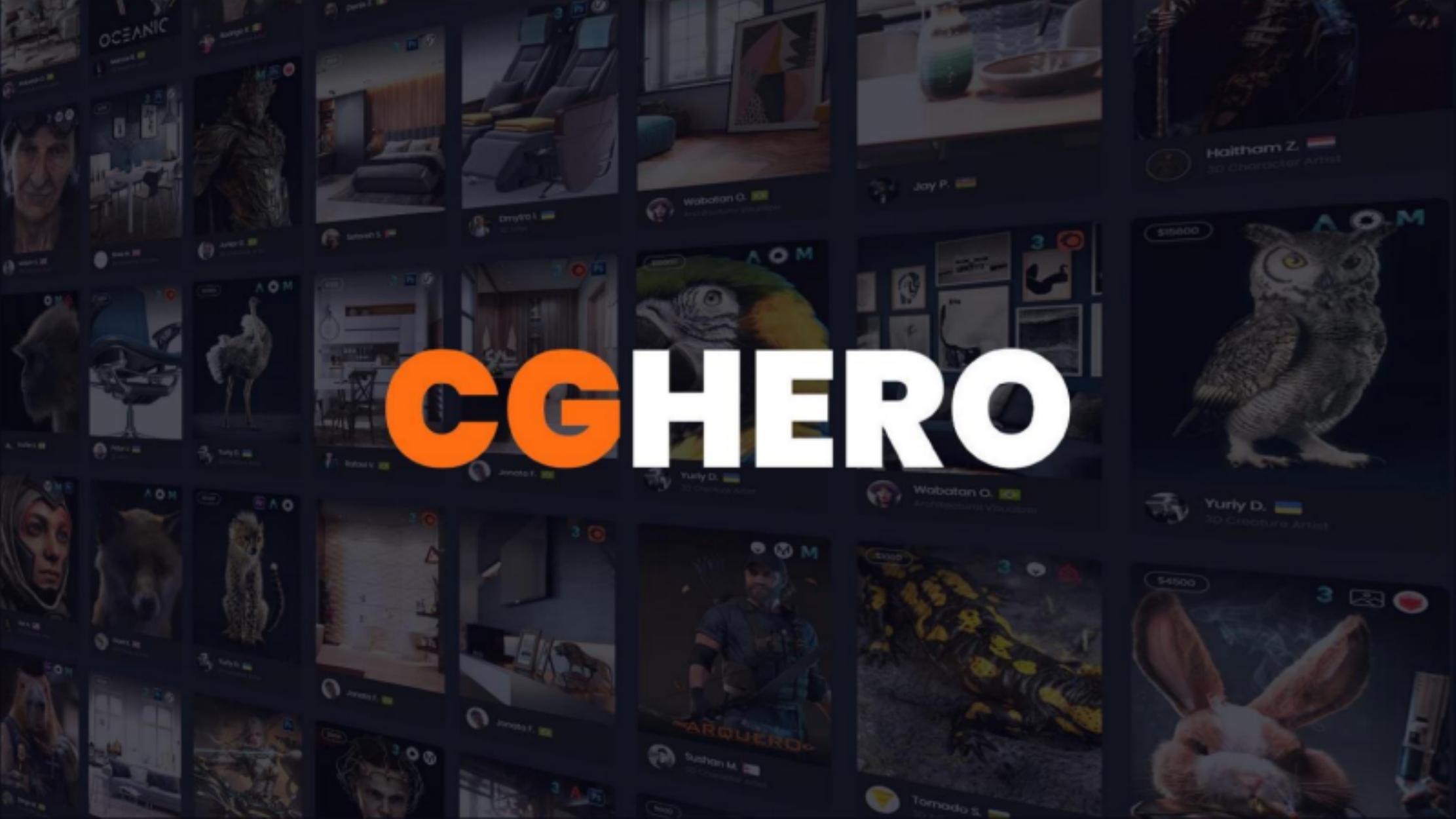 CGHero pitch deck cover
