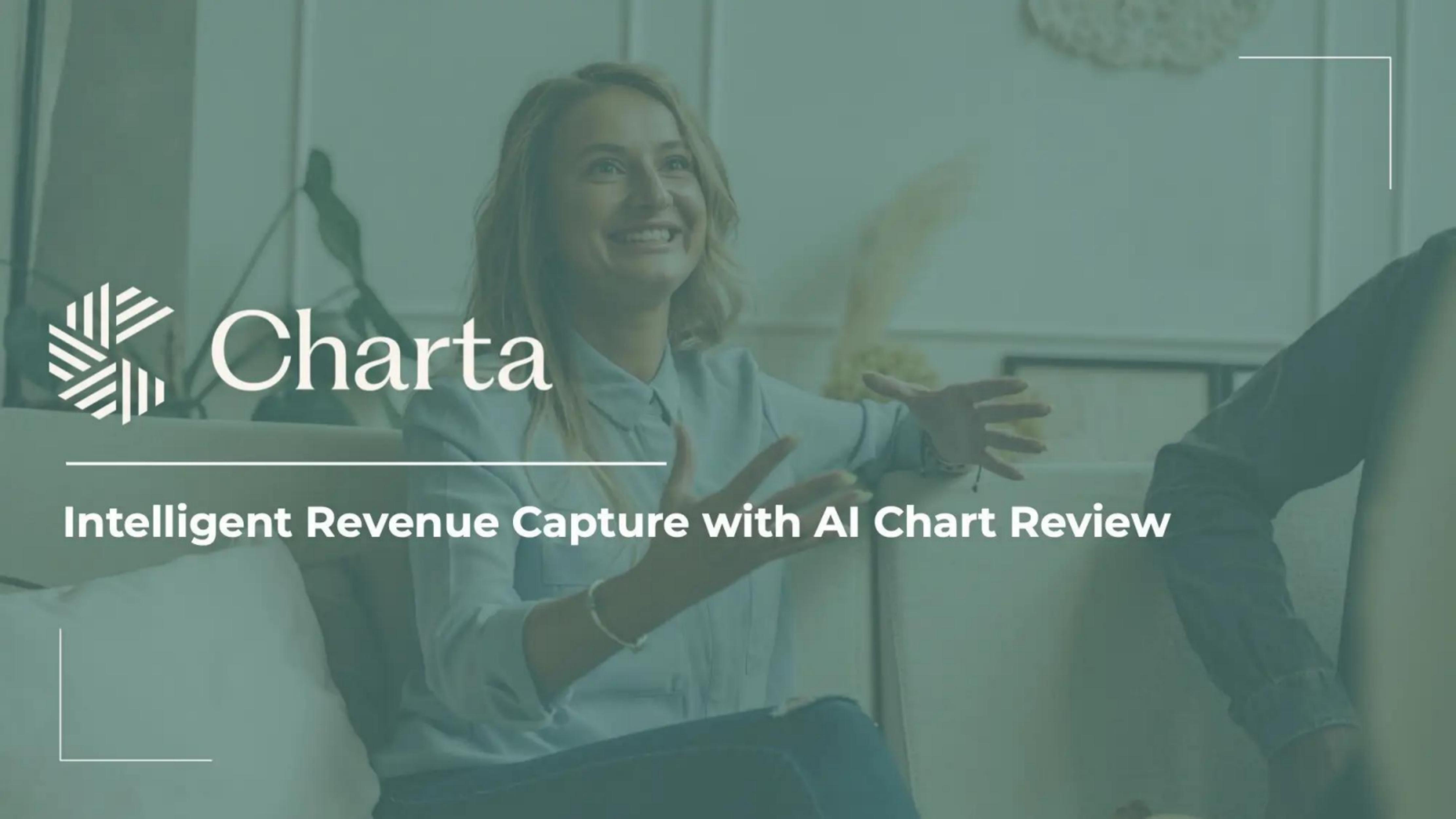 Charta Health pitch deck cover