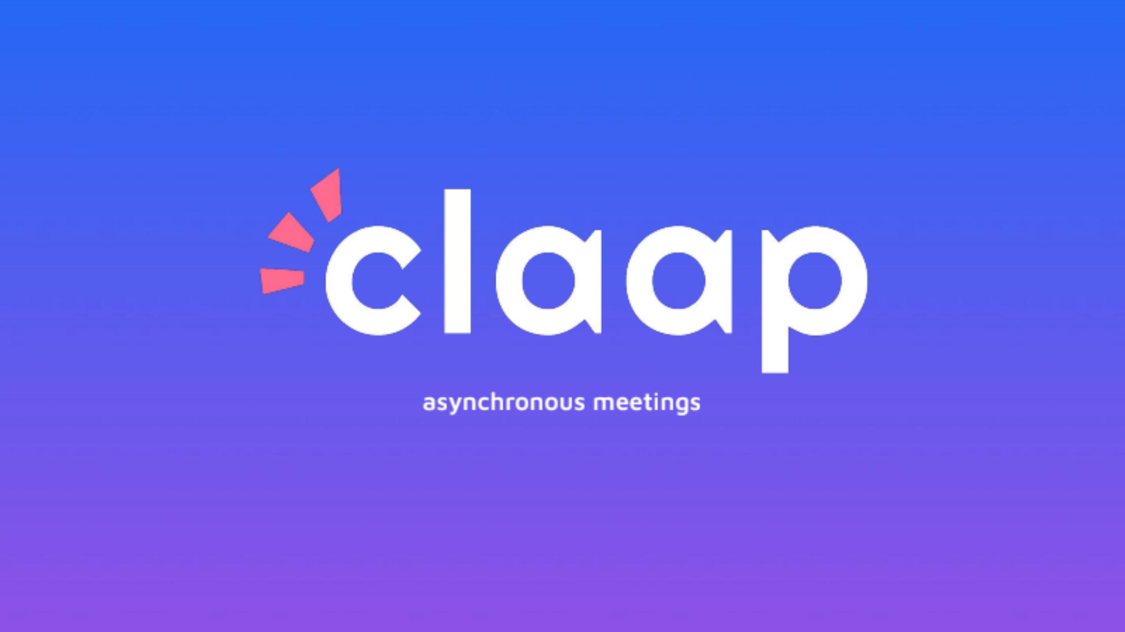 Claap pitch deck cover
