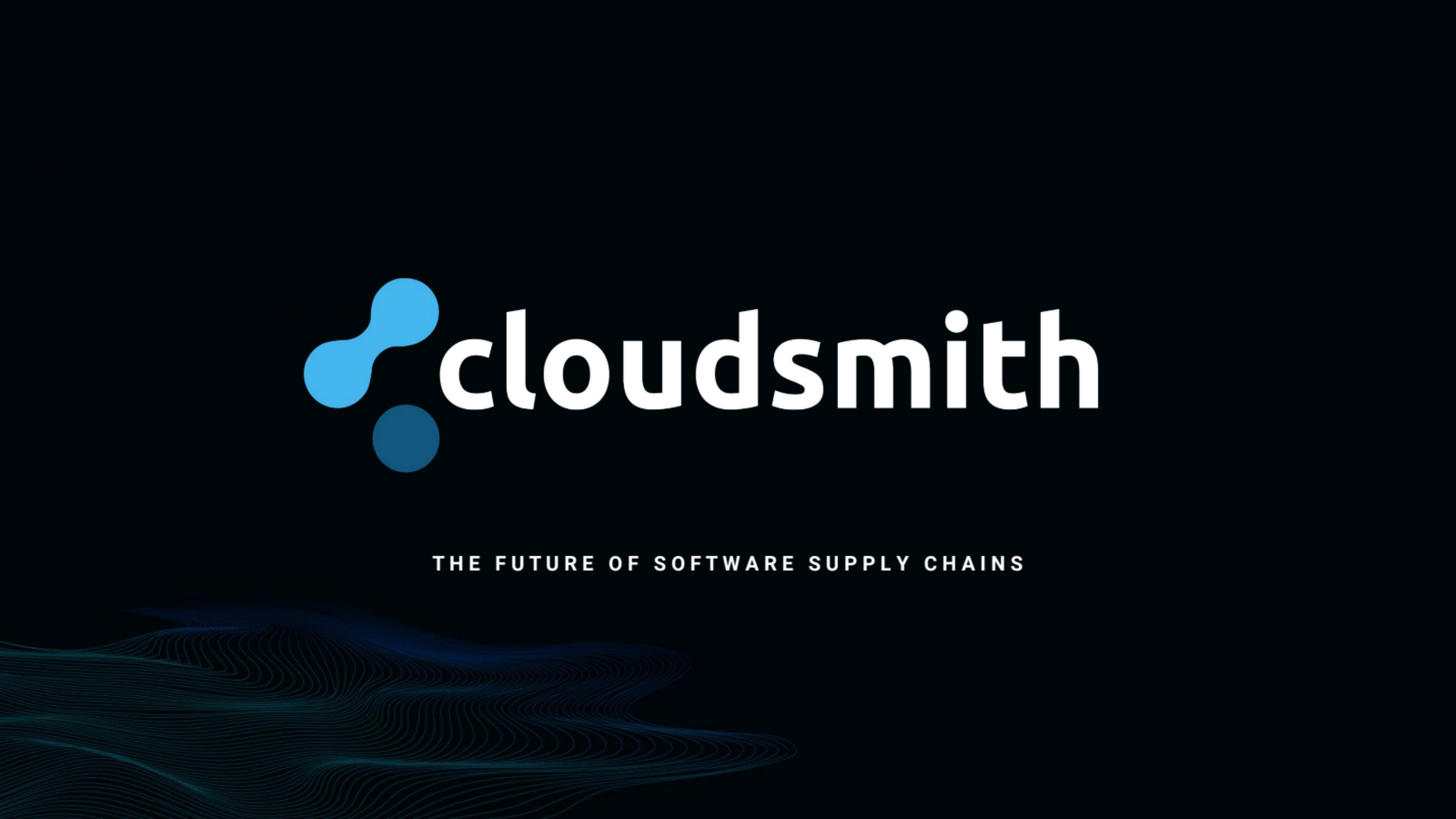 Cloudsmith pitch deck cover
