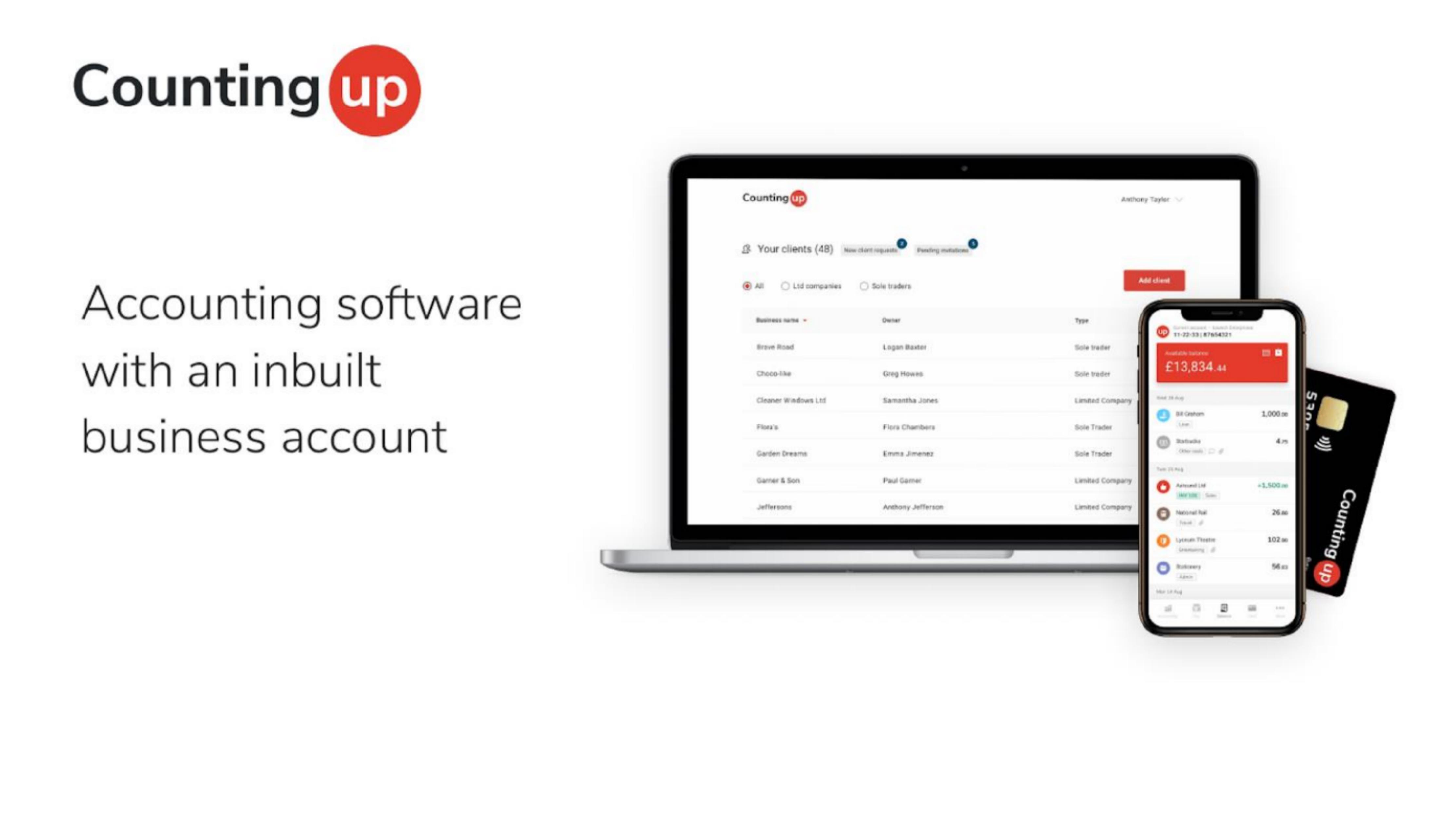 Countingup pitch deck cover