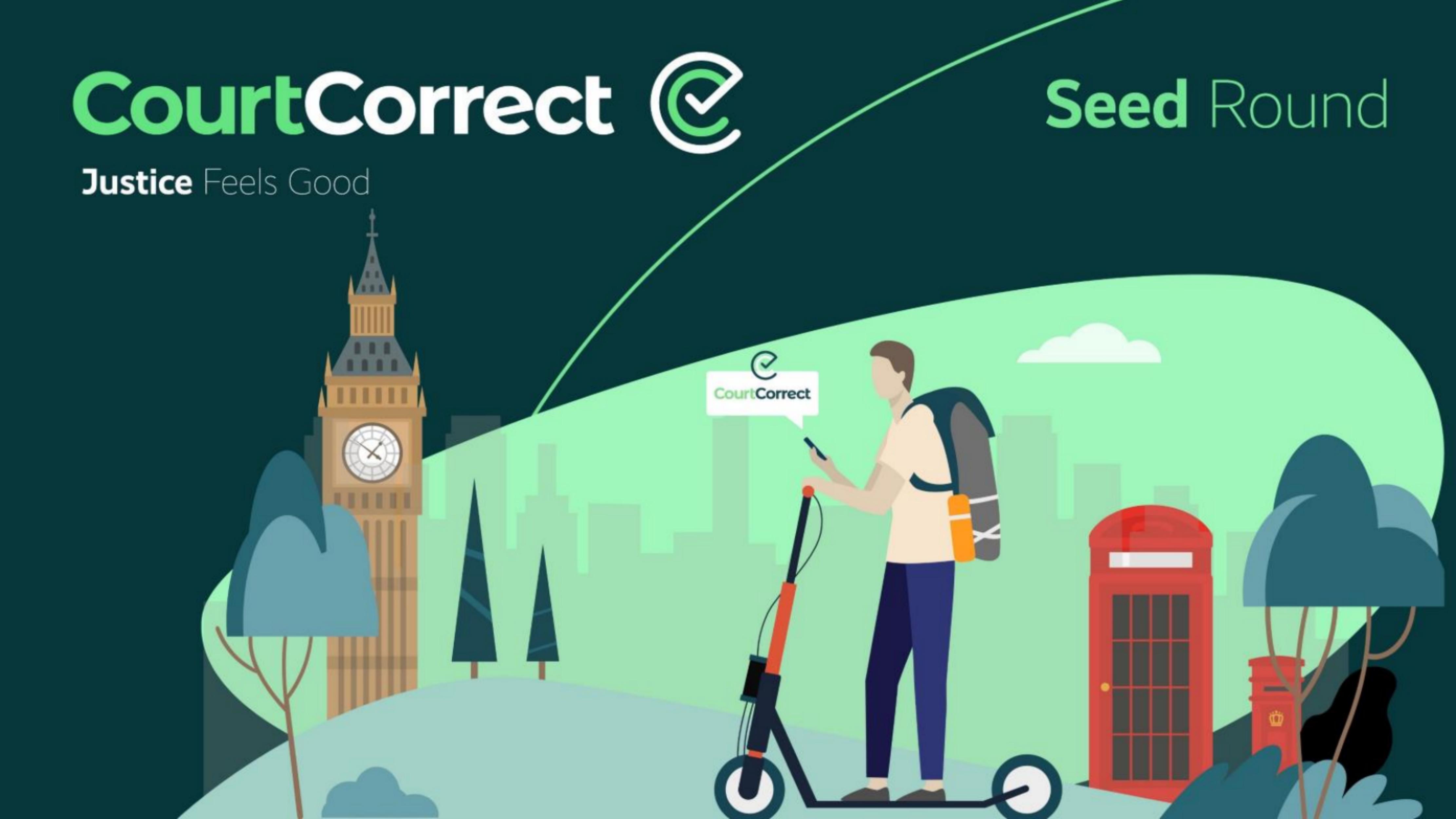 CourtCorrect pitch deck cover