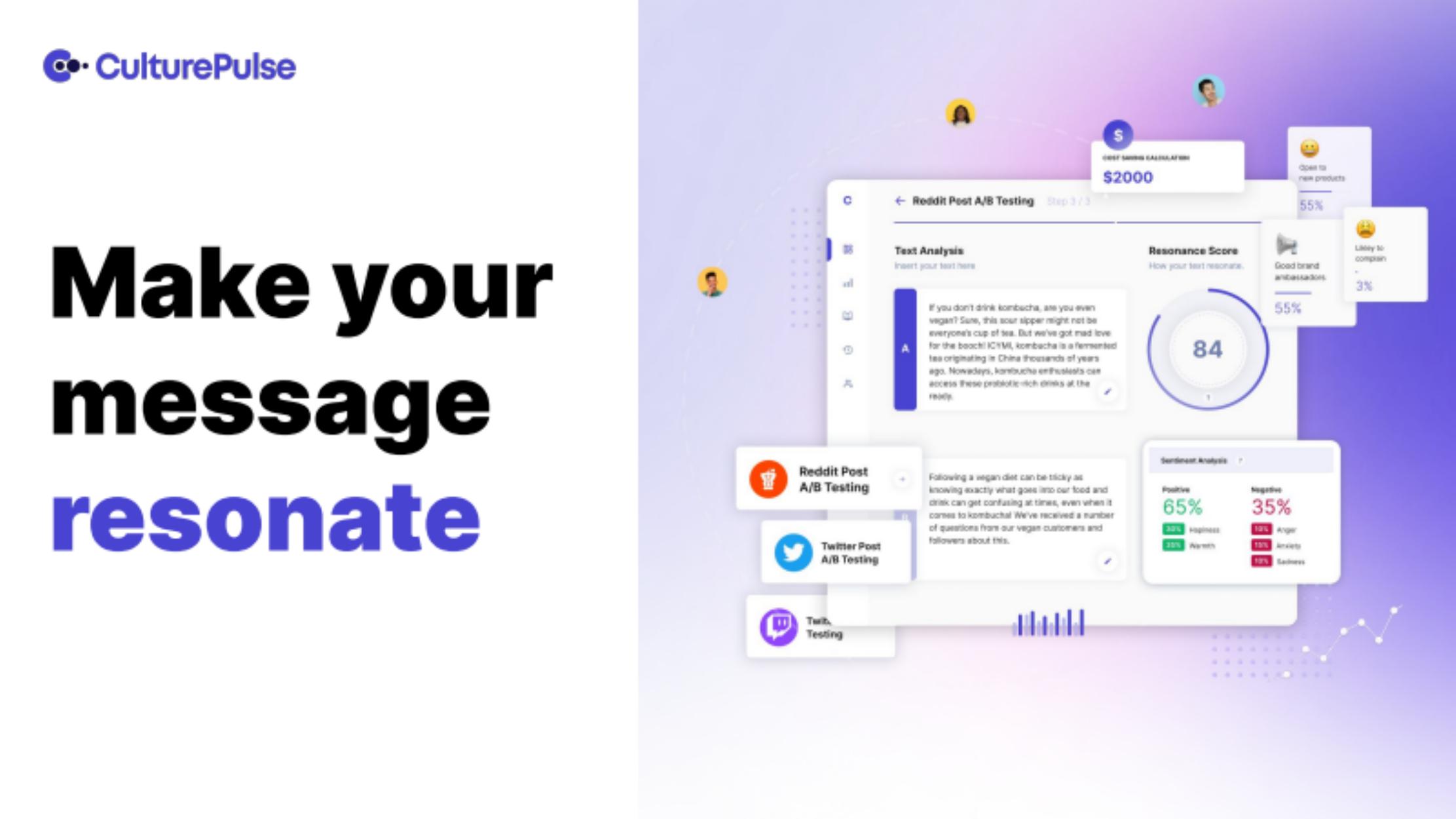 CulturePulse pitch deck cover