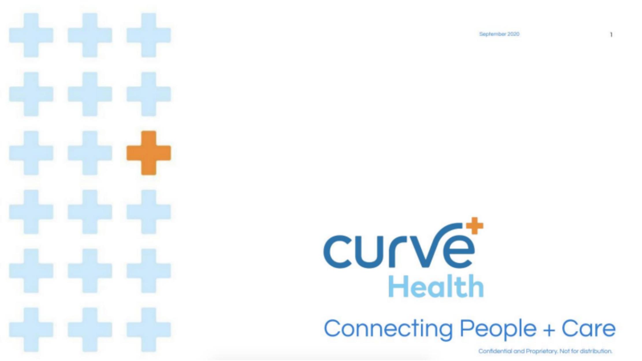 Curve Health pitch deck cover