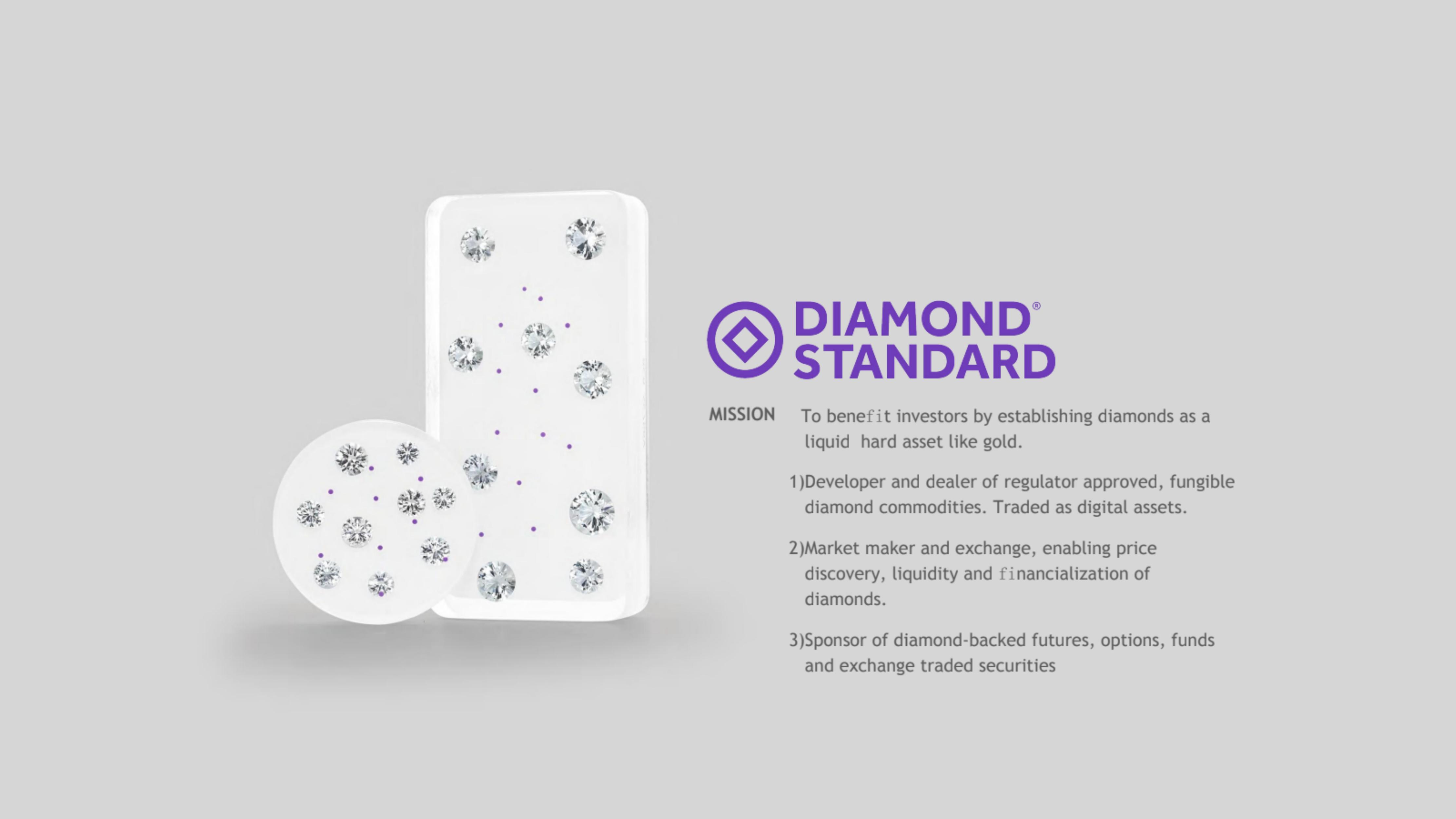 Diamond Standard pitch deck cover