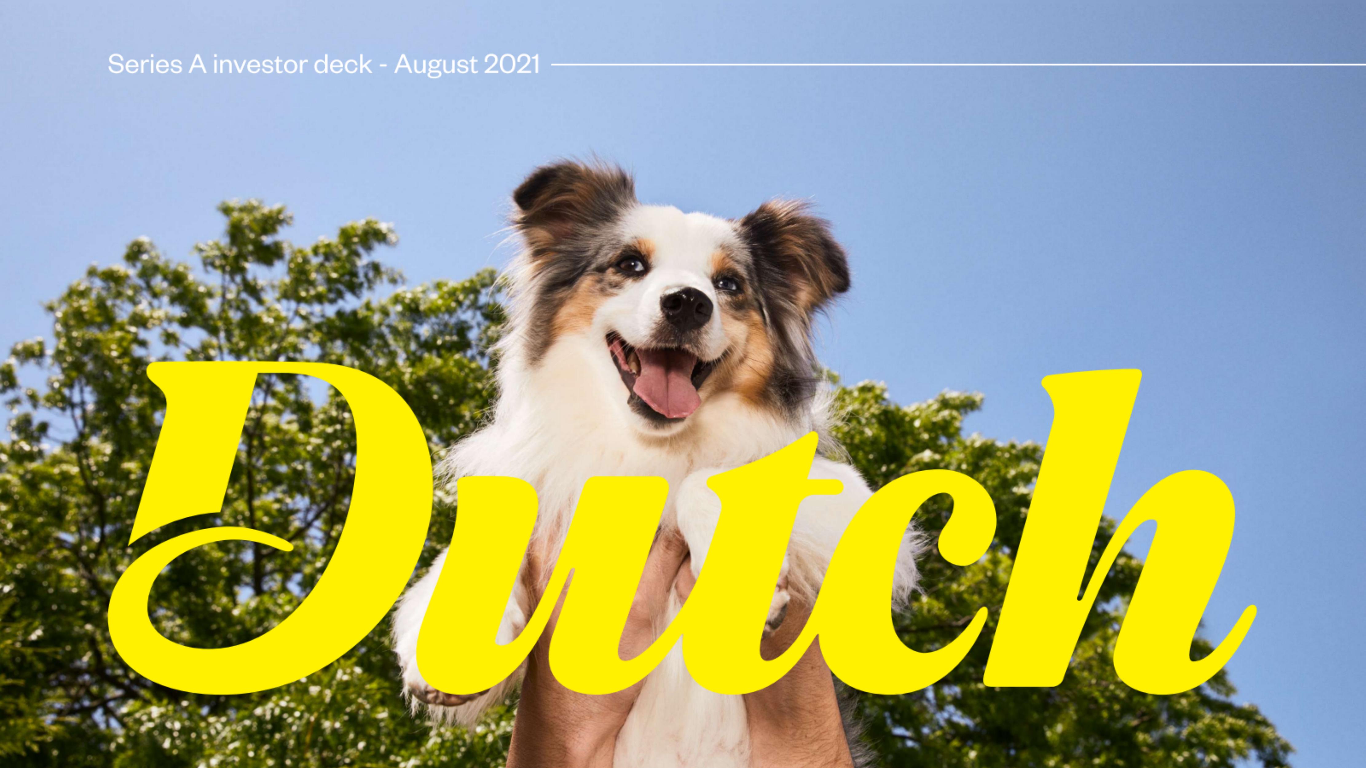 Dutch pitch deck cover