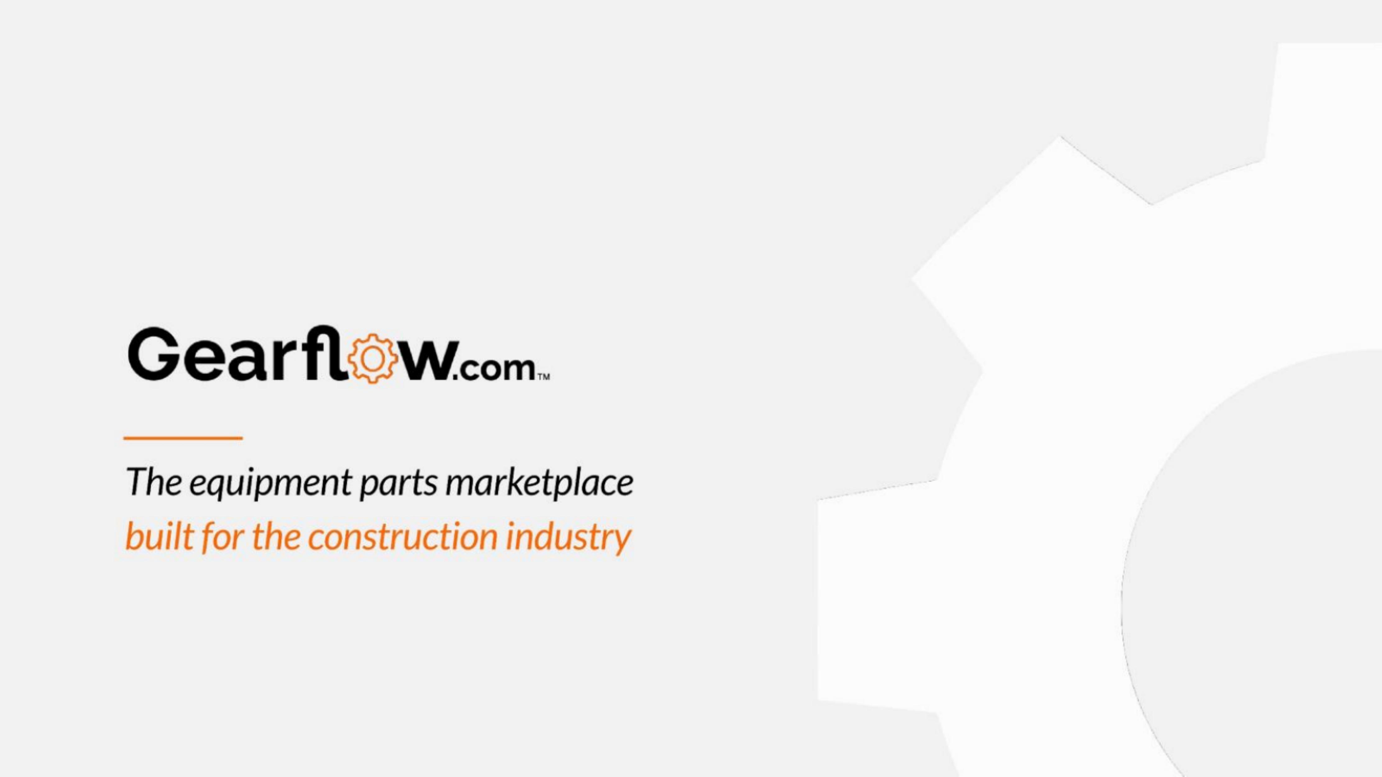 Gearflow pitch deck cover