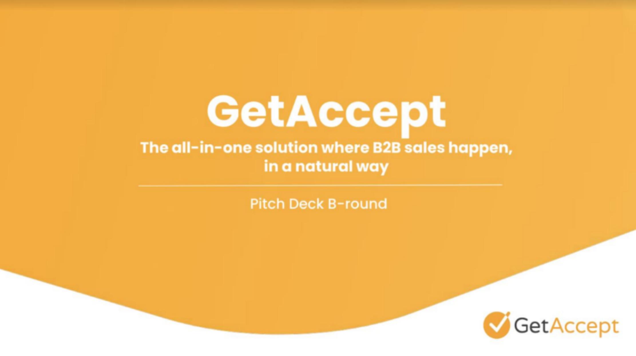 GetAccept pitch deck cover