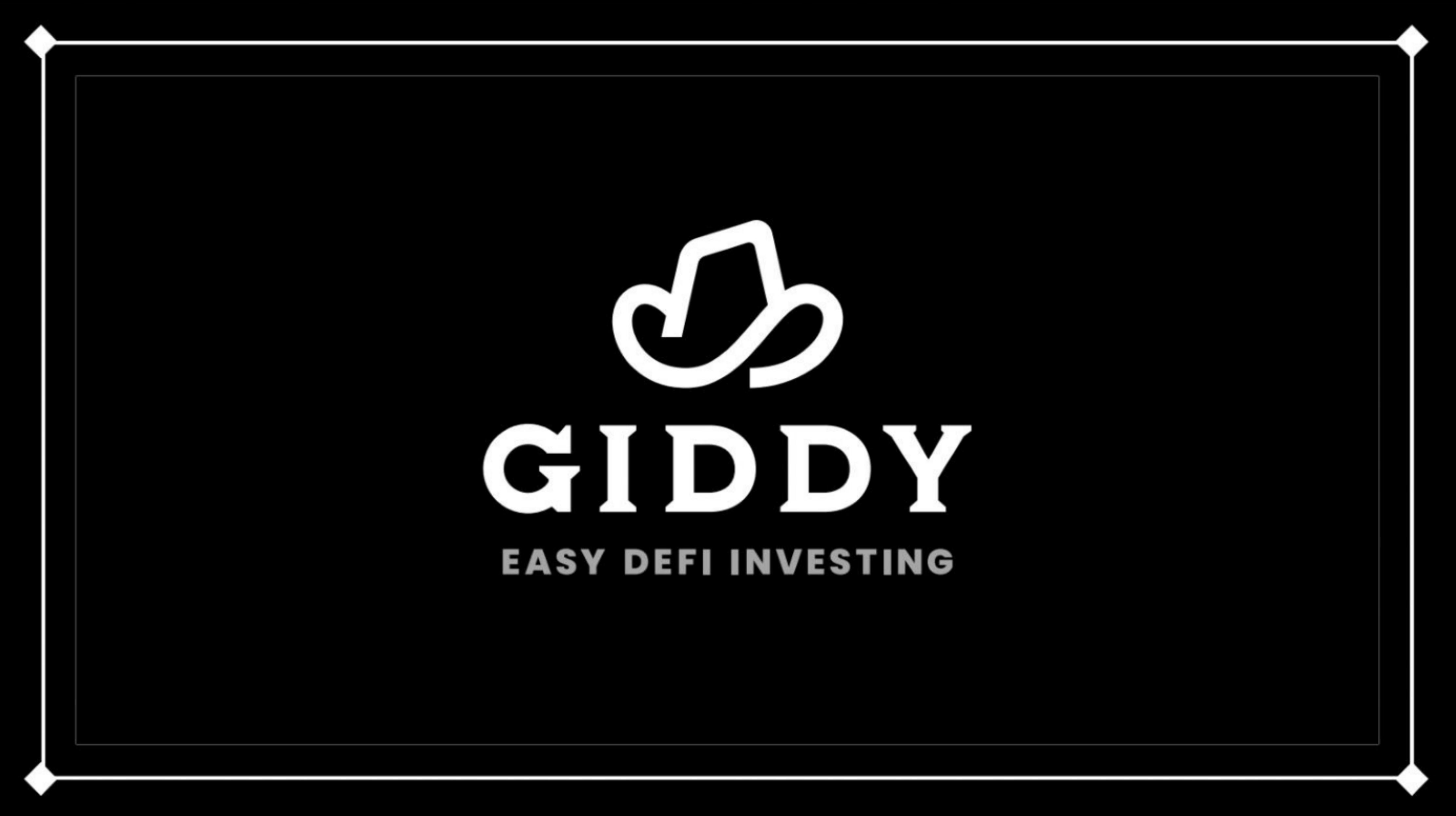 Giddy pitch deck cover