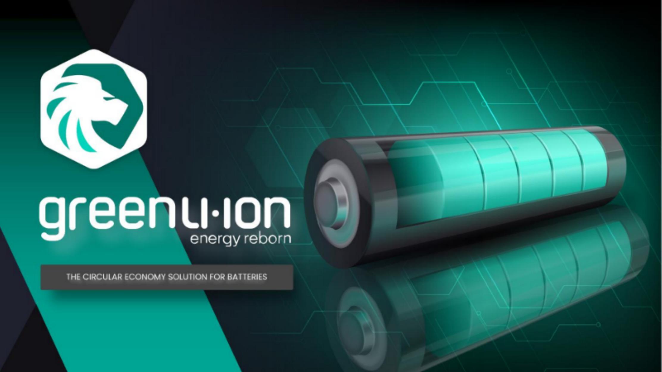 Green Li-ion pitch deck cover