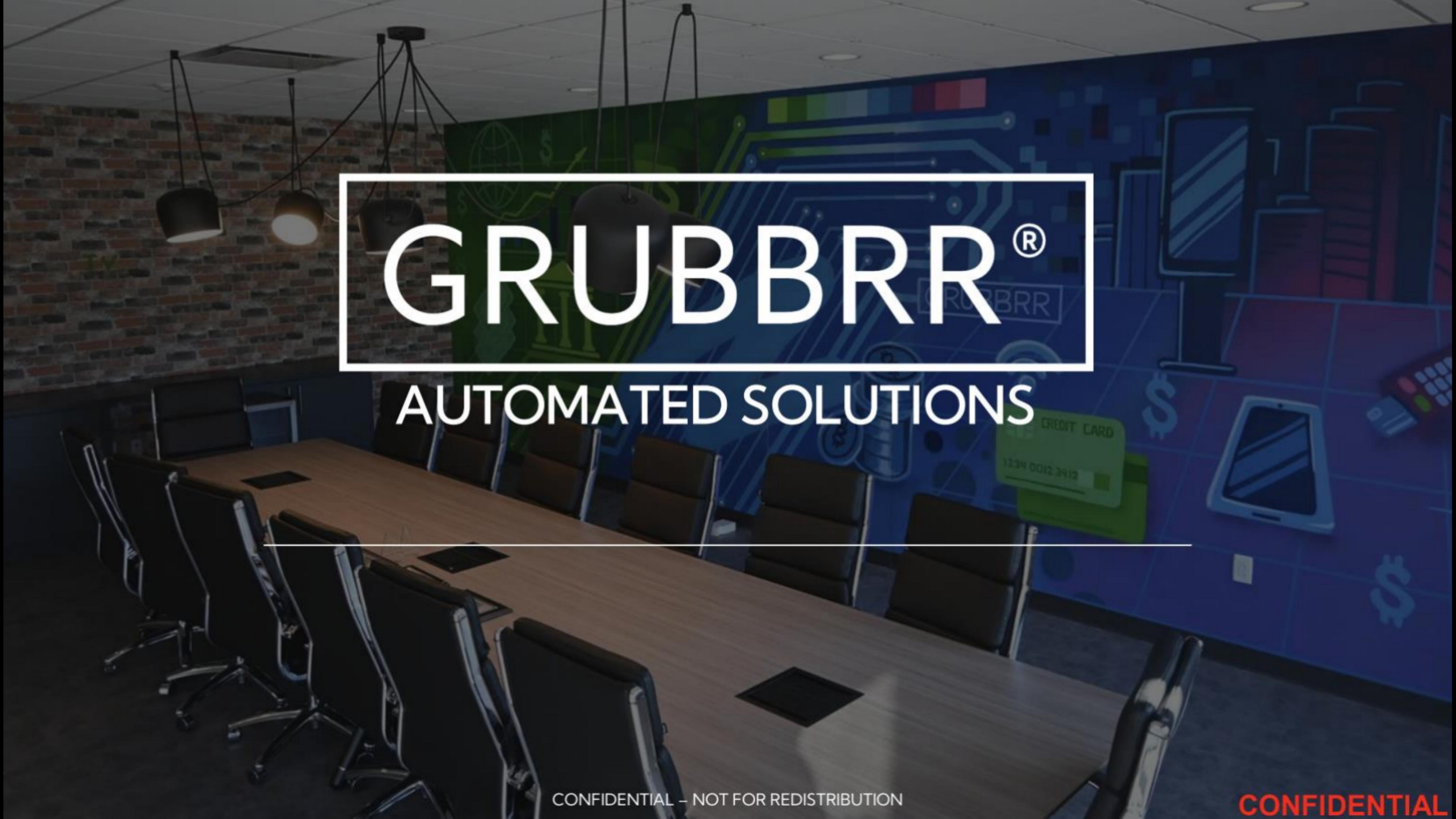 GRUBBRR pitch deck cover