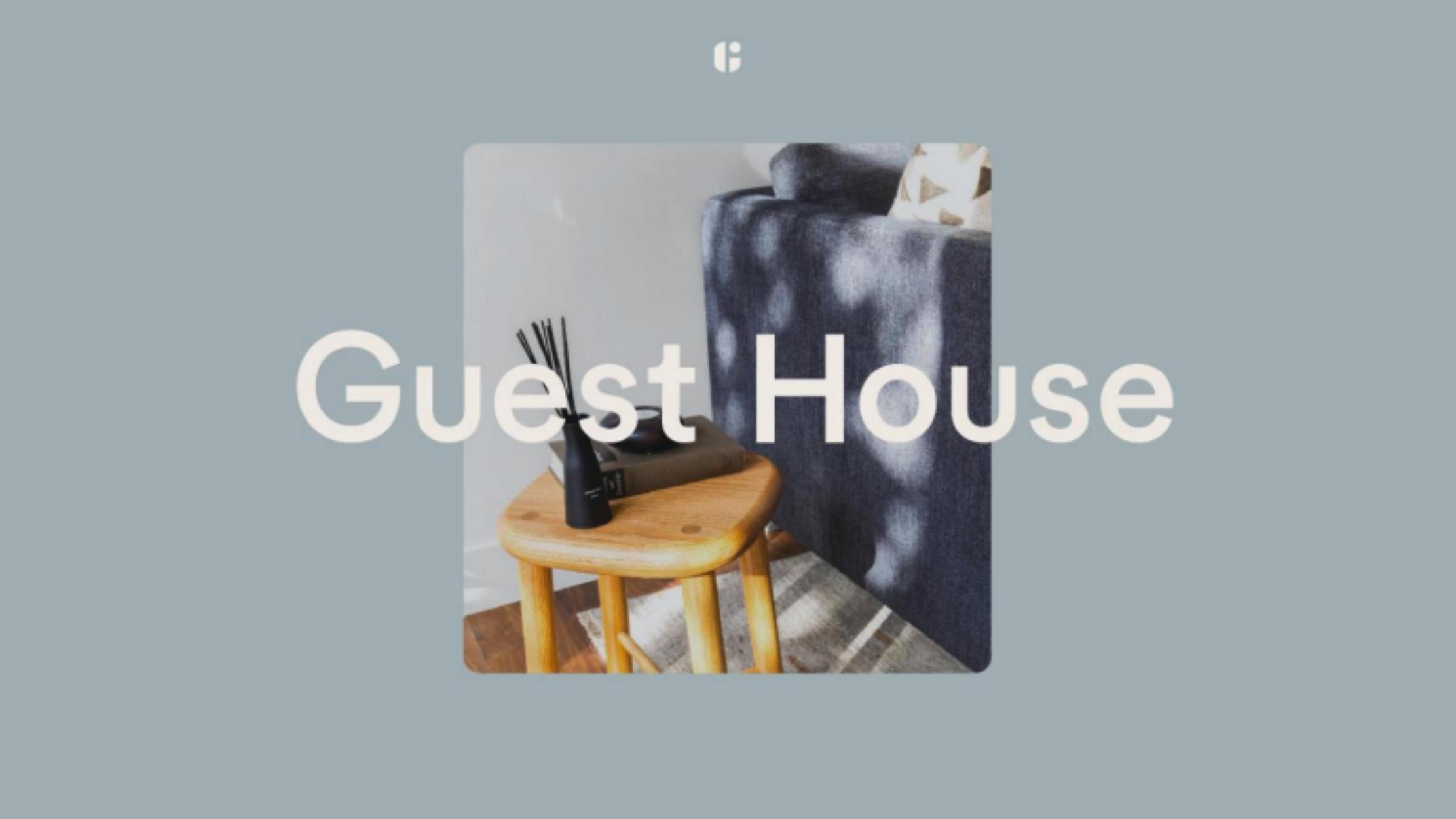 Guest House pitch deck cover