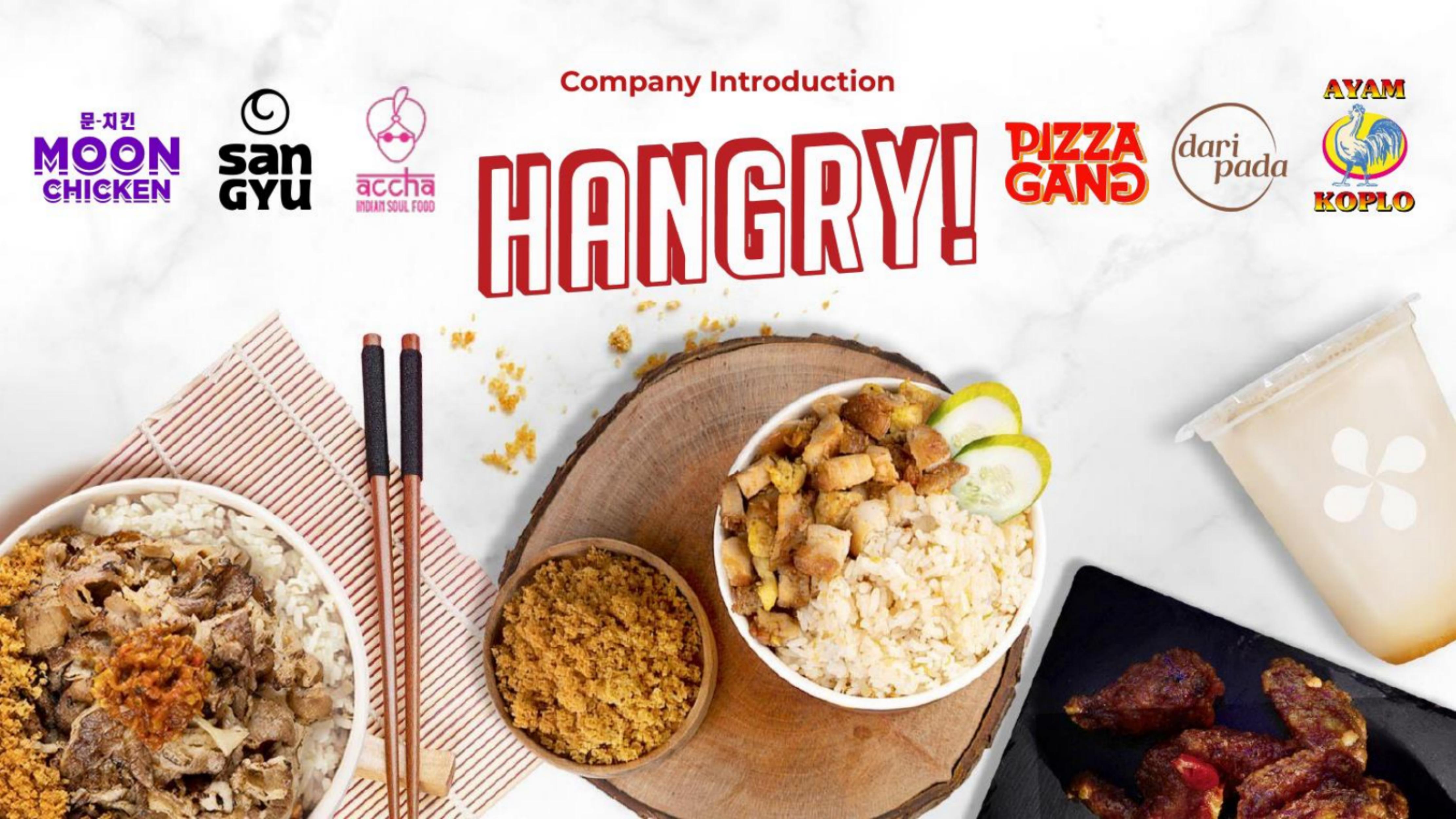 Hangry pitch deck cover