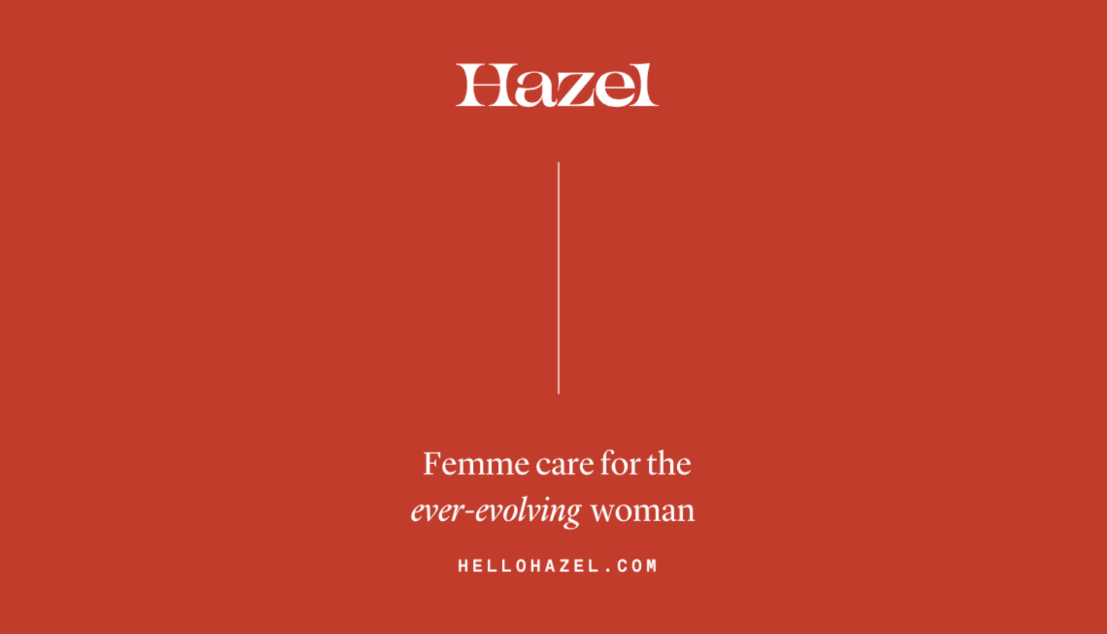 Hazel pitch deck cover