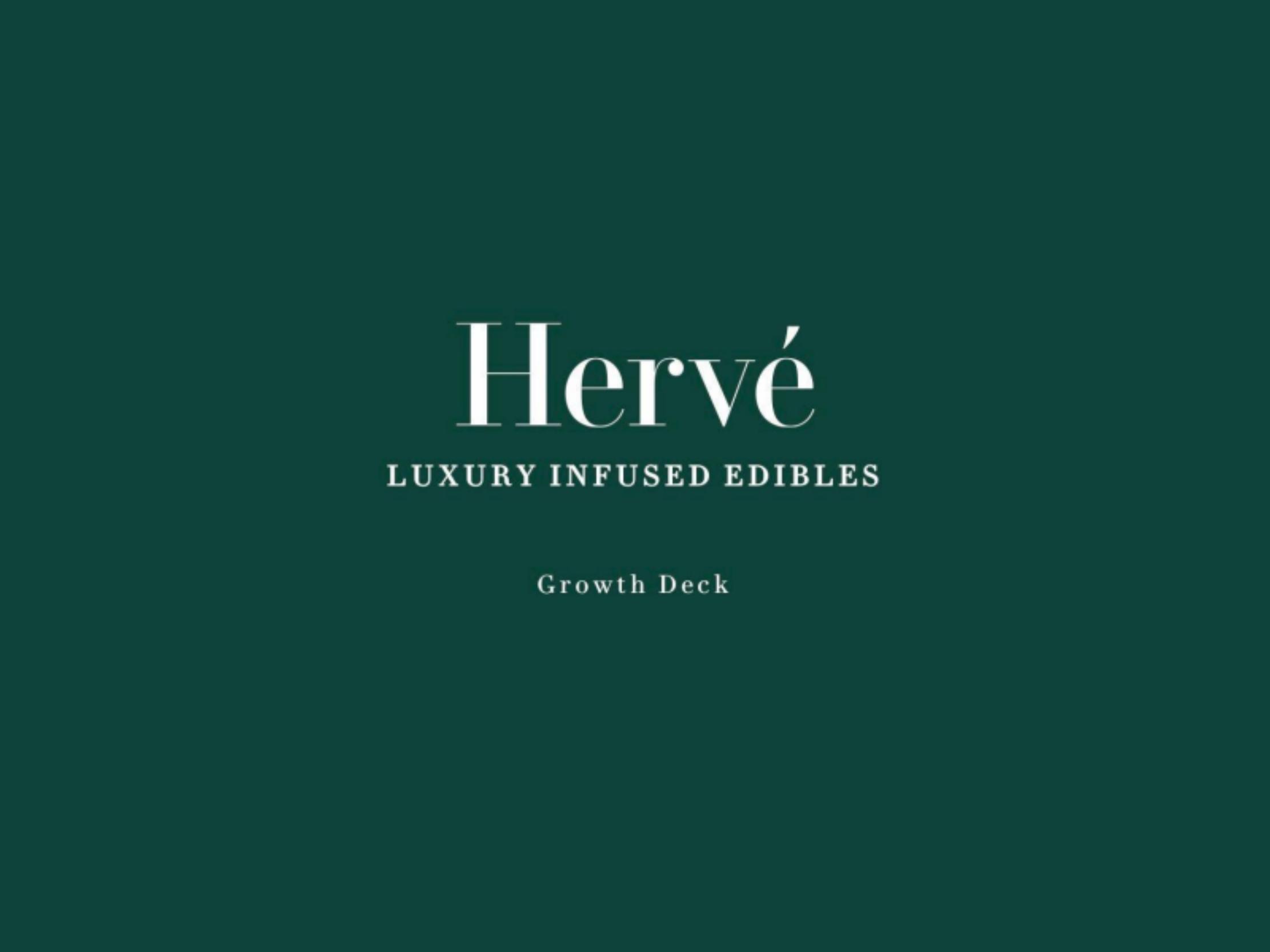 Hervé pitch deck cover