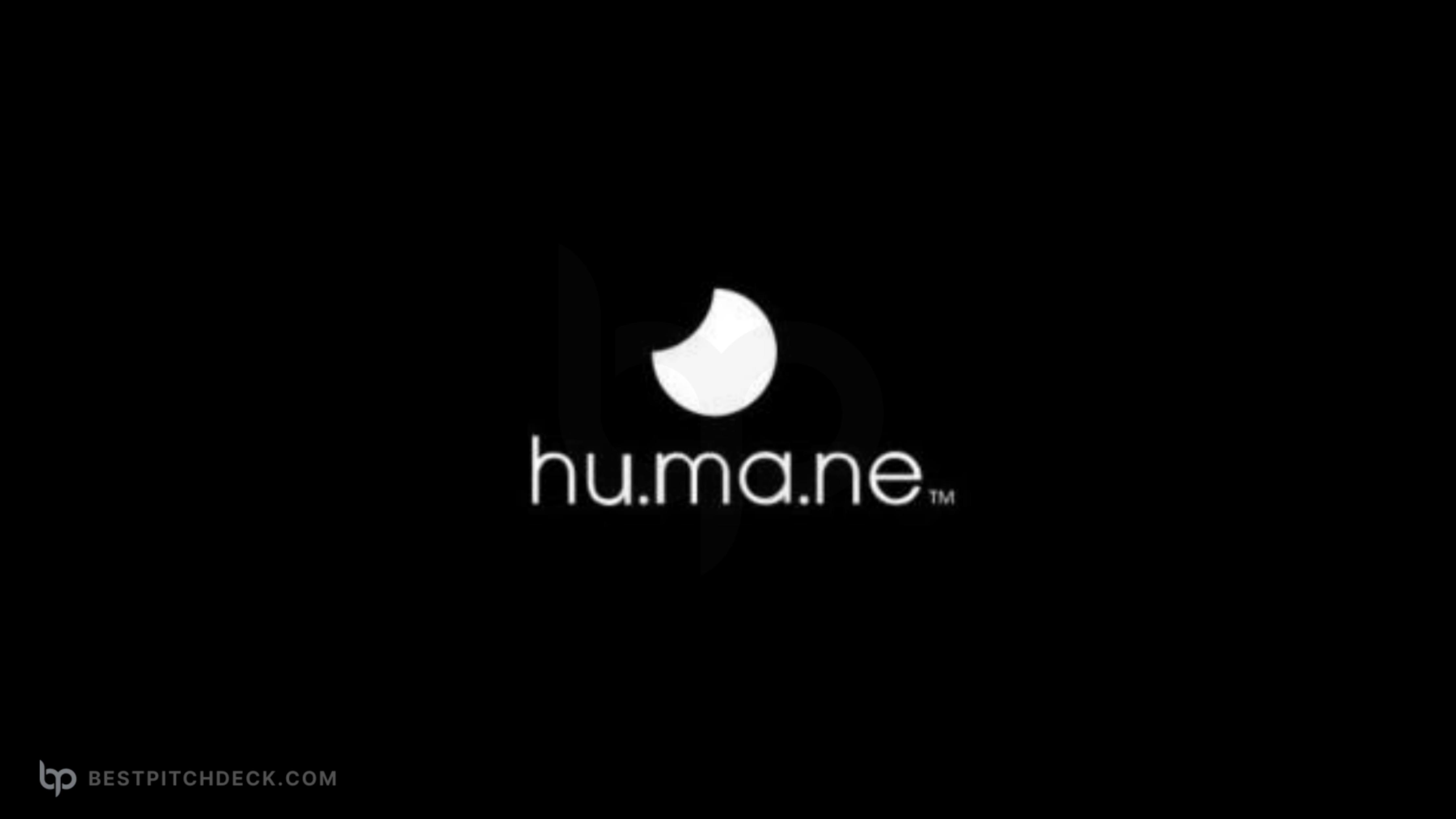 Humane AI pitch deck cover