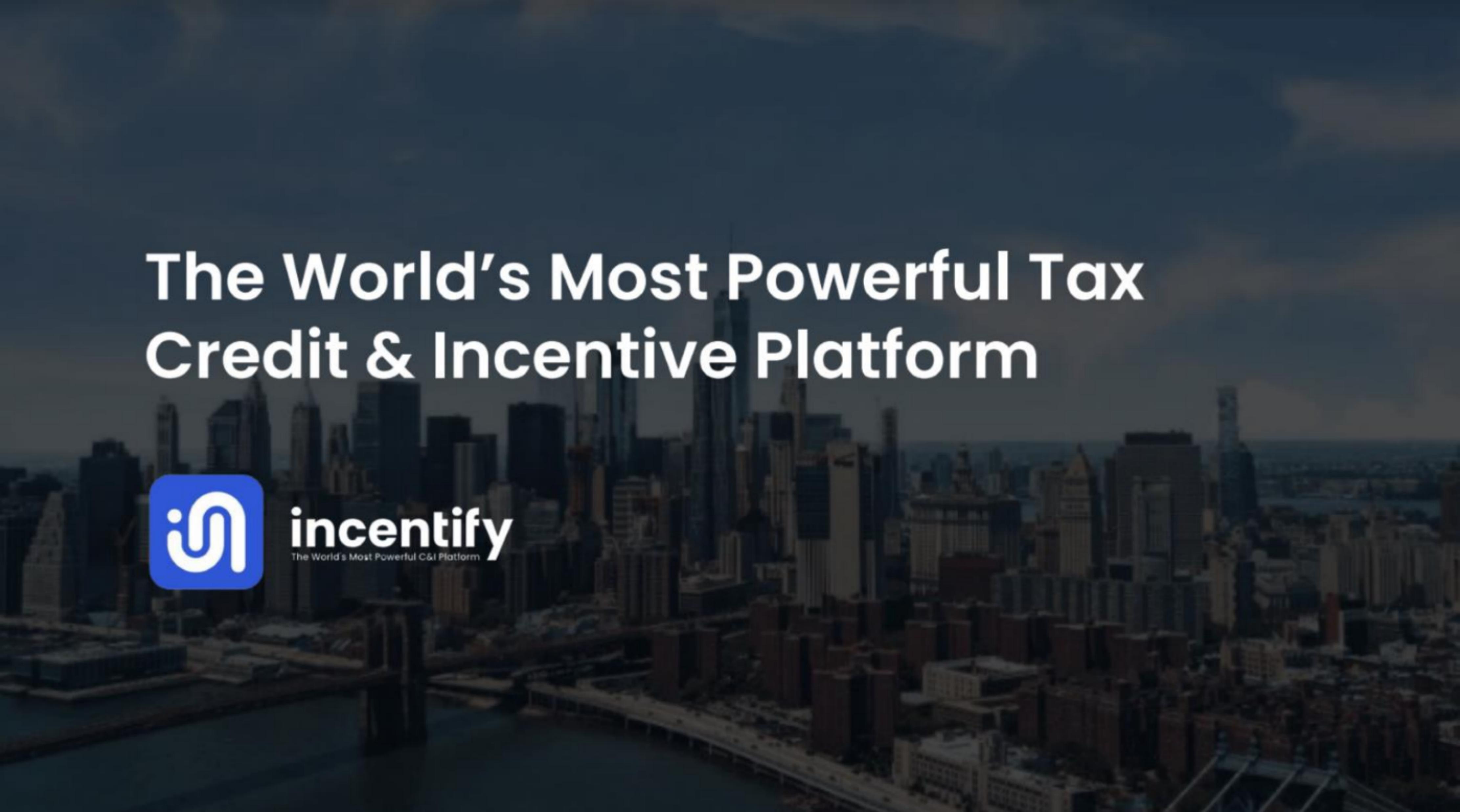Incentify pitch deck cover