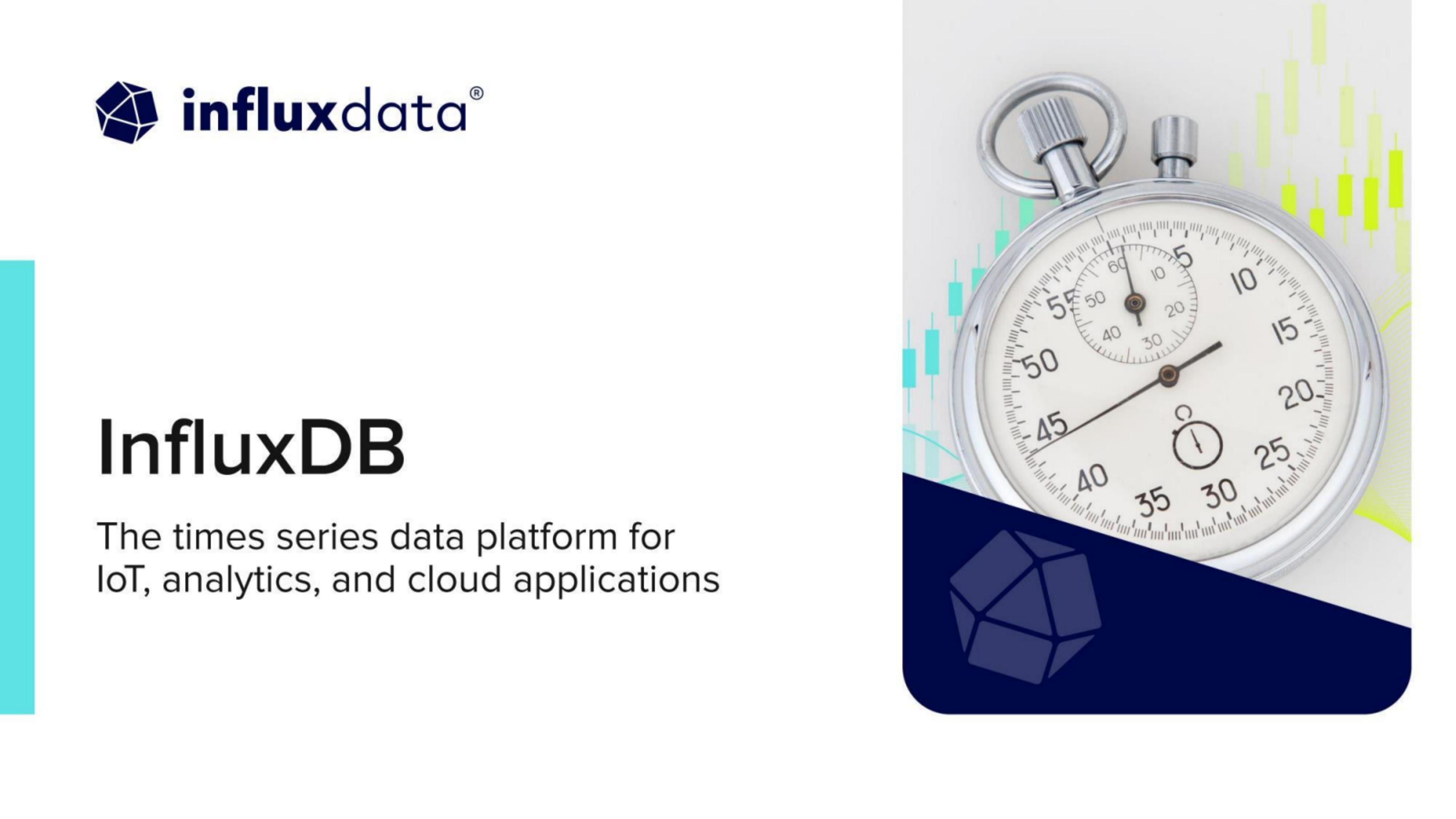 InfluxData pitch deck cover