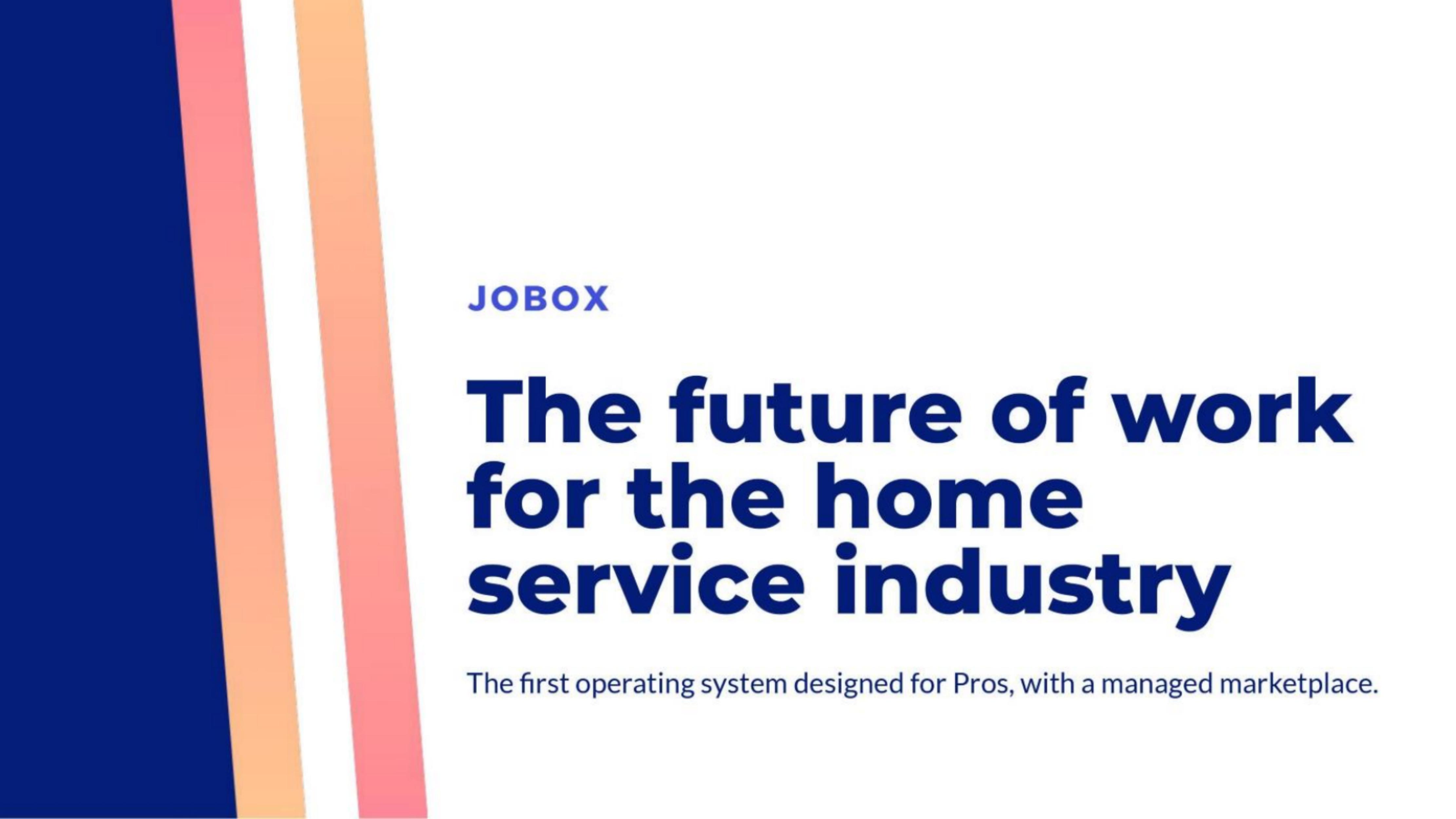 Jobox pitch deck cover