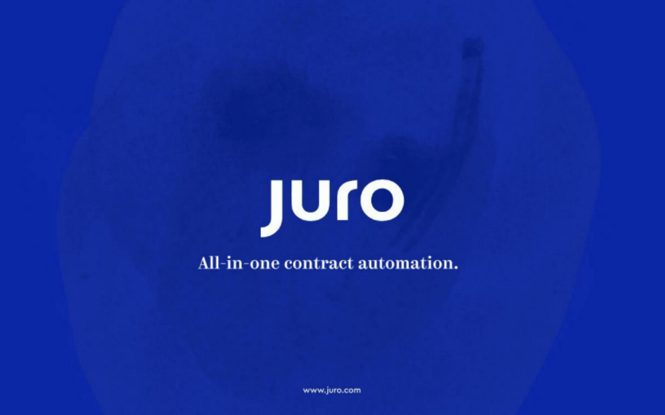 Juro pitch deck cover