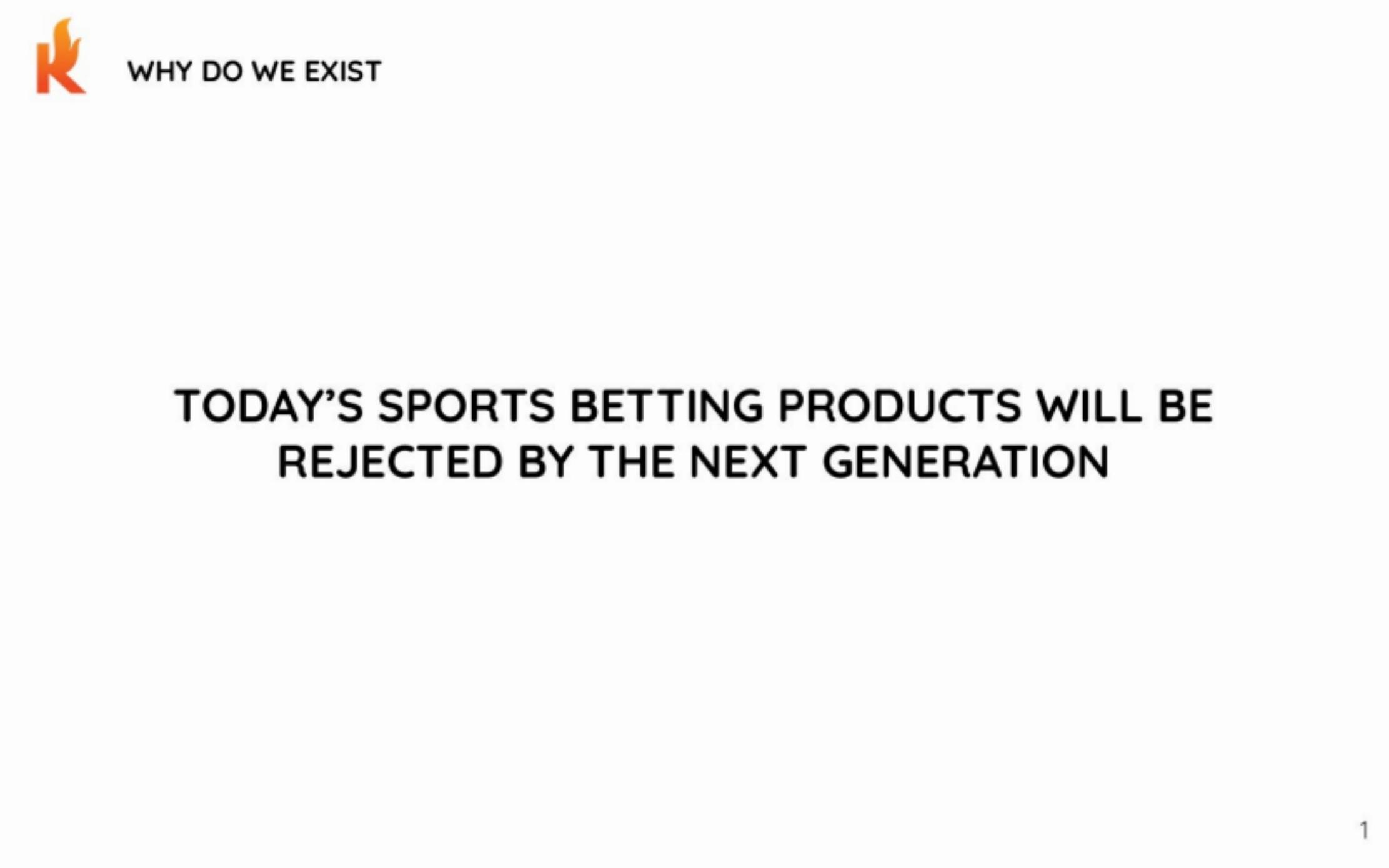 Kero Sports pitch deck cover