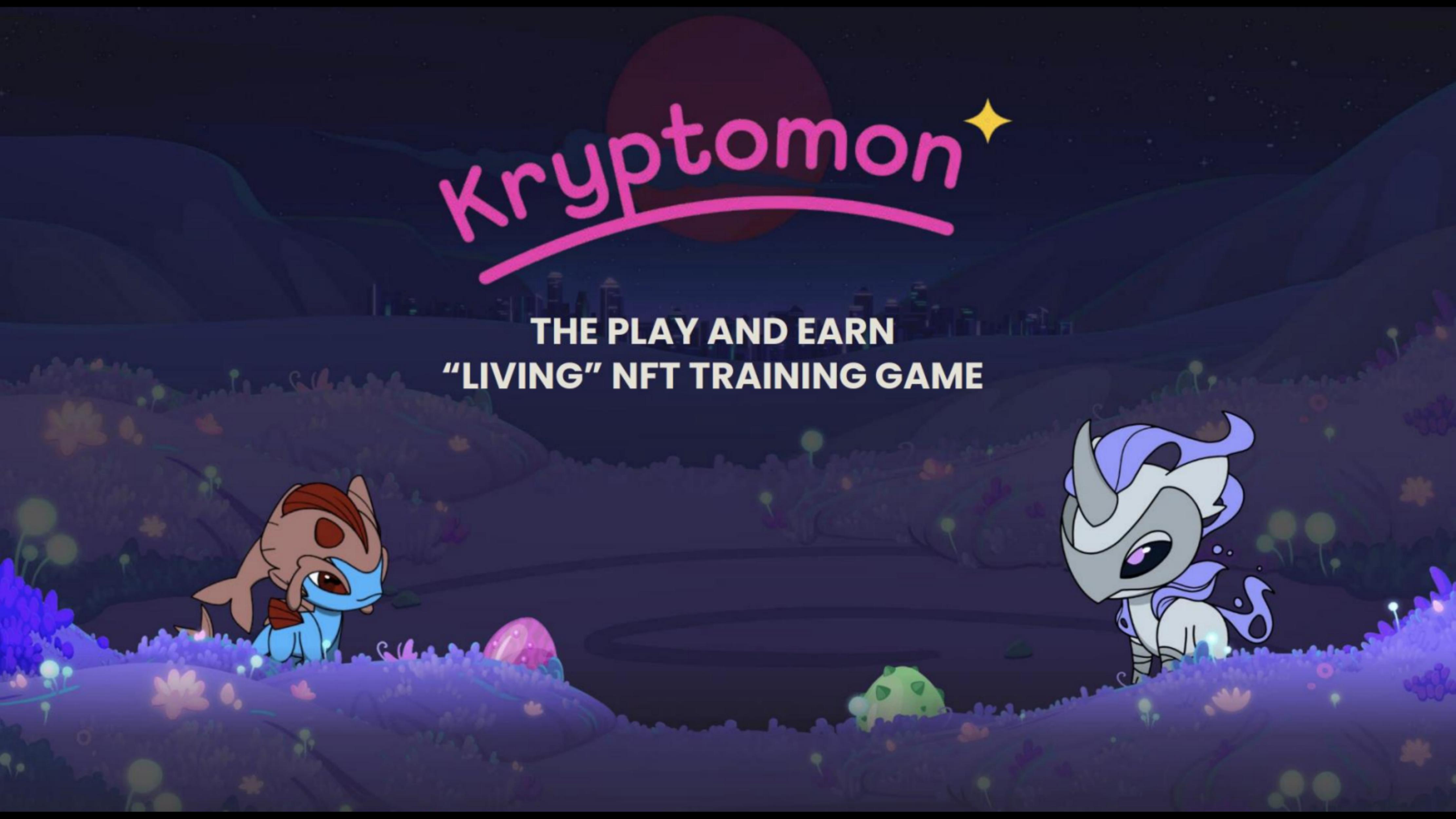 Kryptomon pitch deck cover