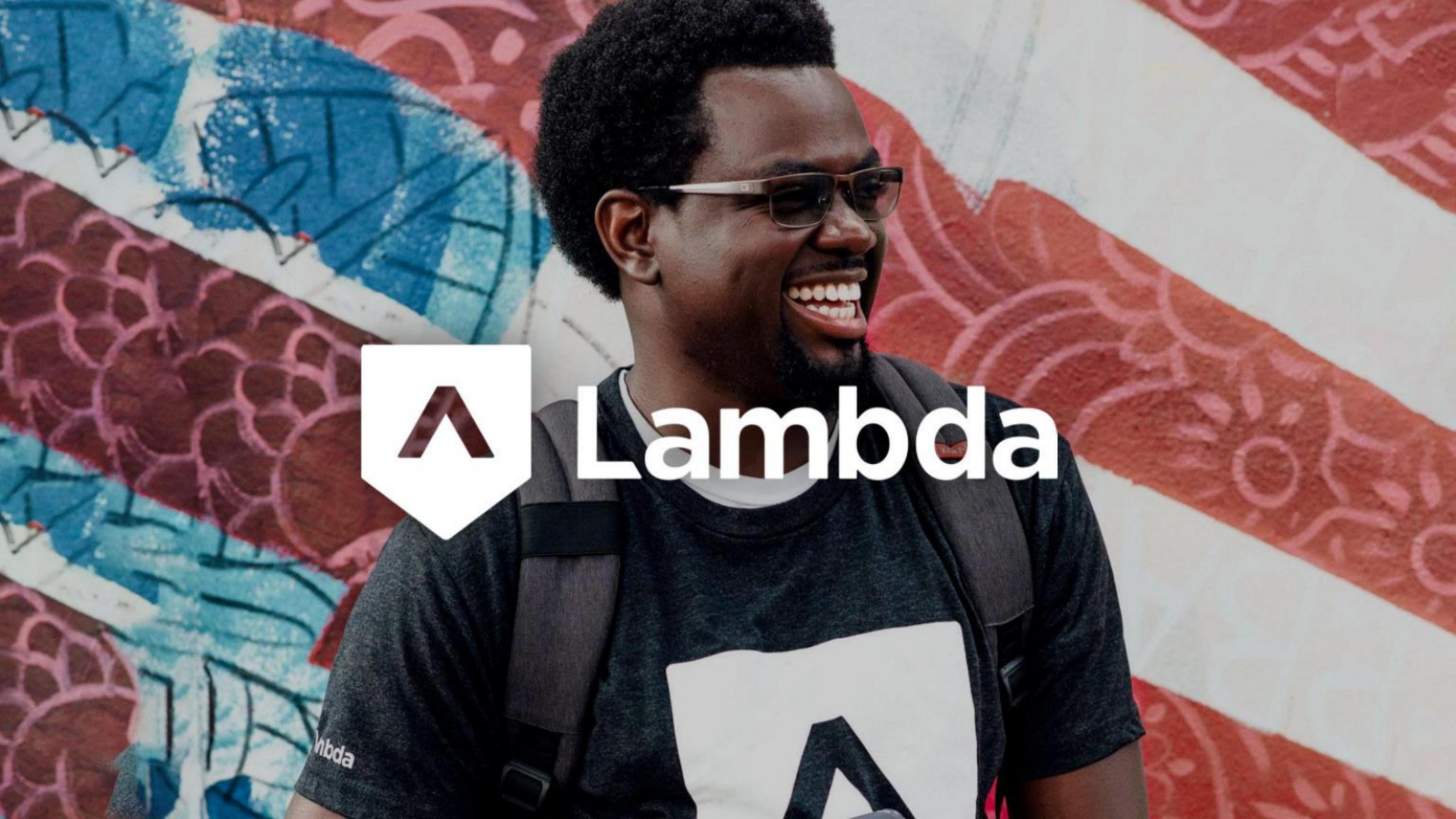 Lambda School pitch deck cover