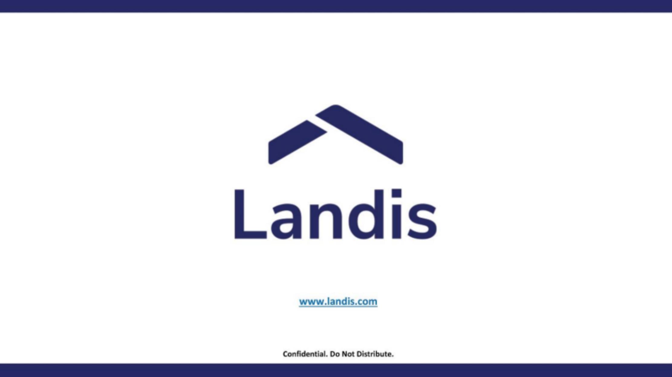 Landis pitch deck cover