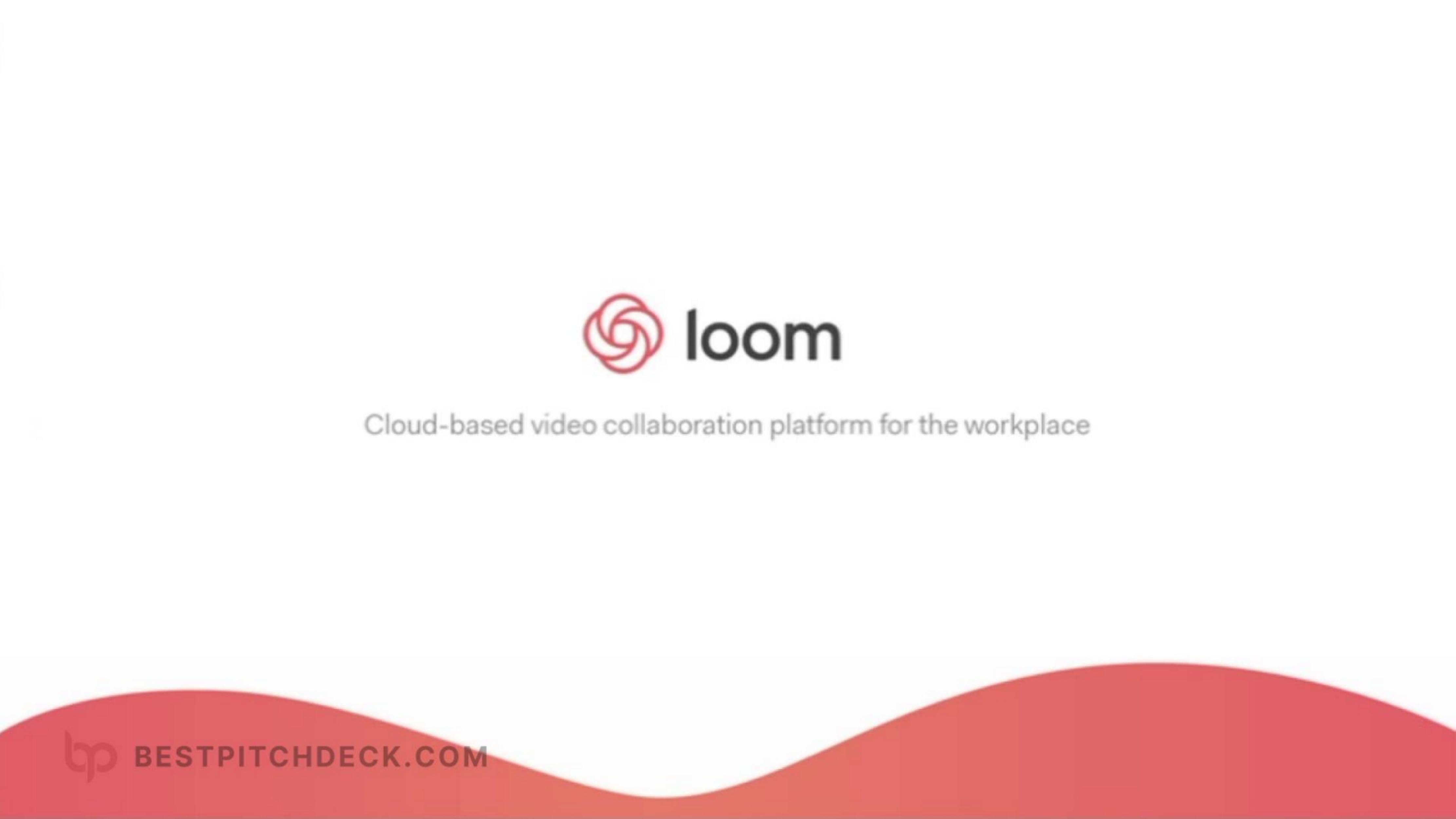Loom pitch deck cover