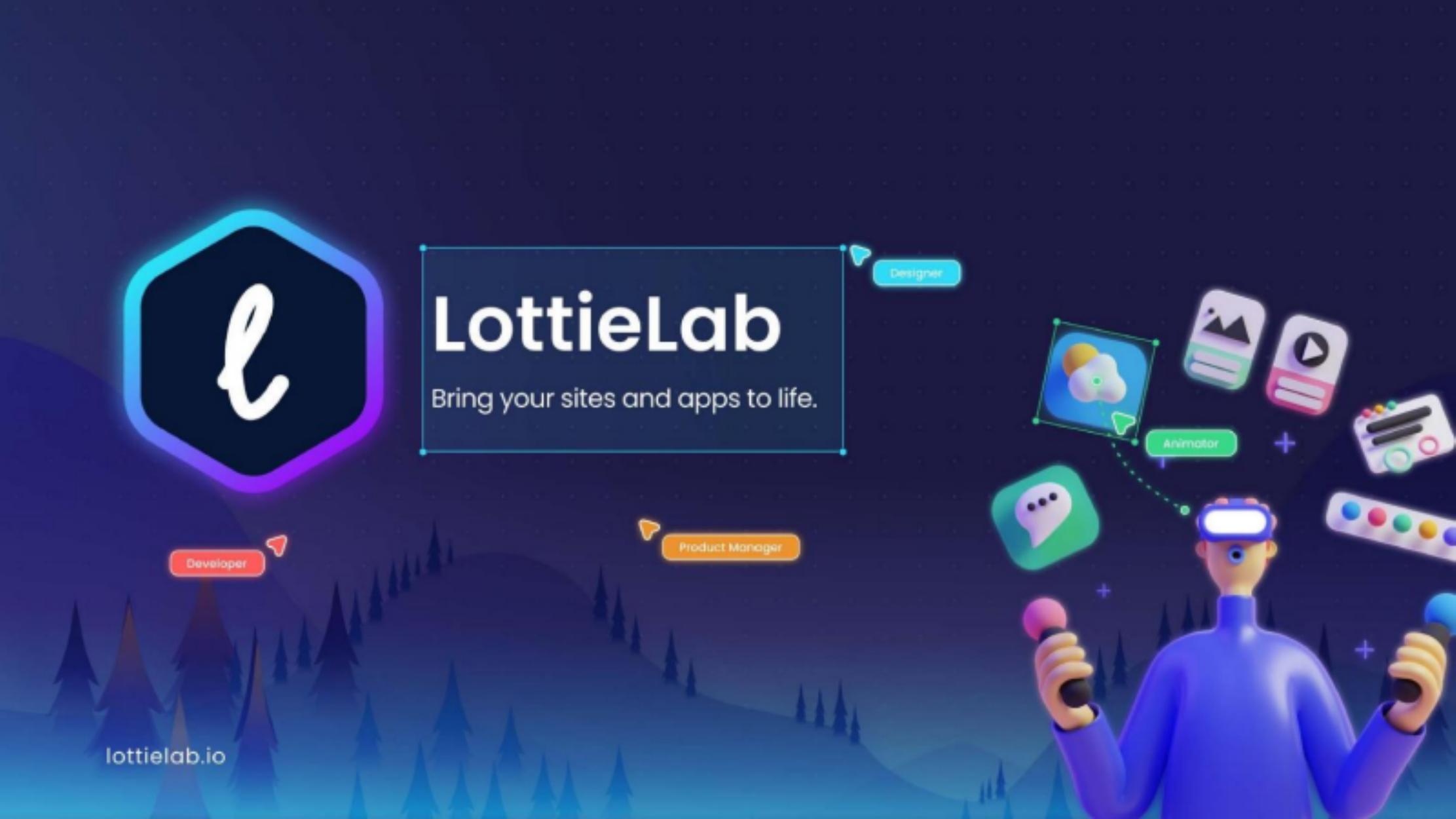 LottieLab pitch deck cover