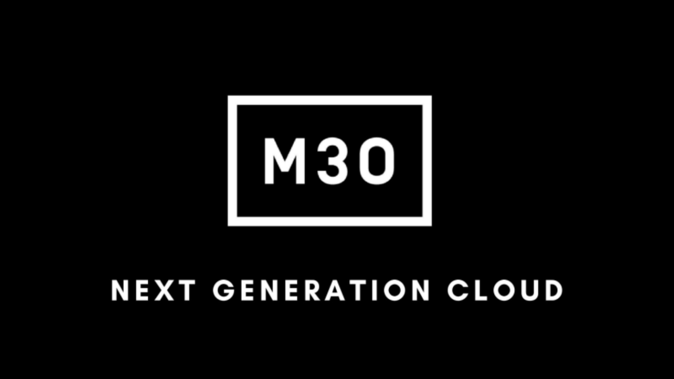 M30 pitch deck cover