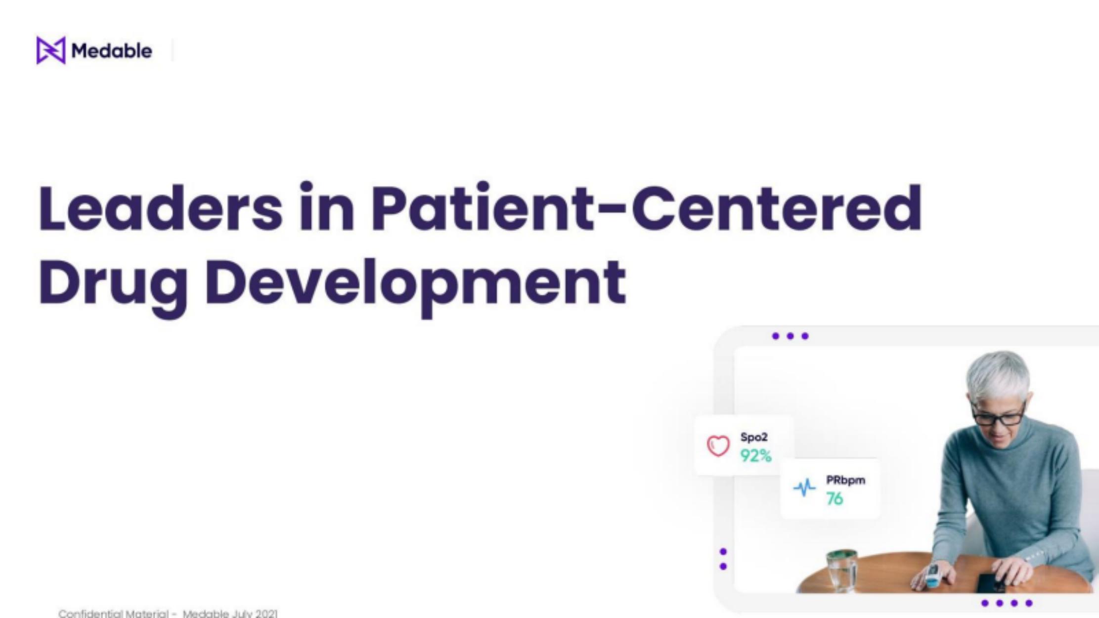 Medable pitch deck cover