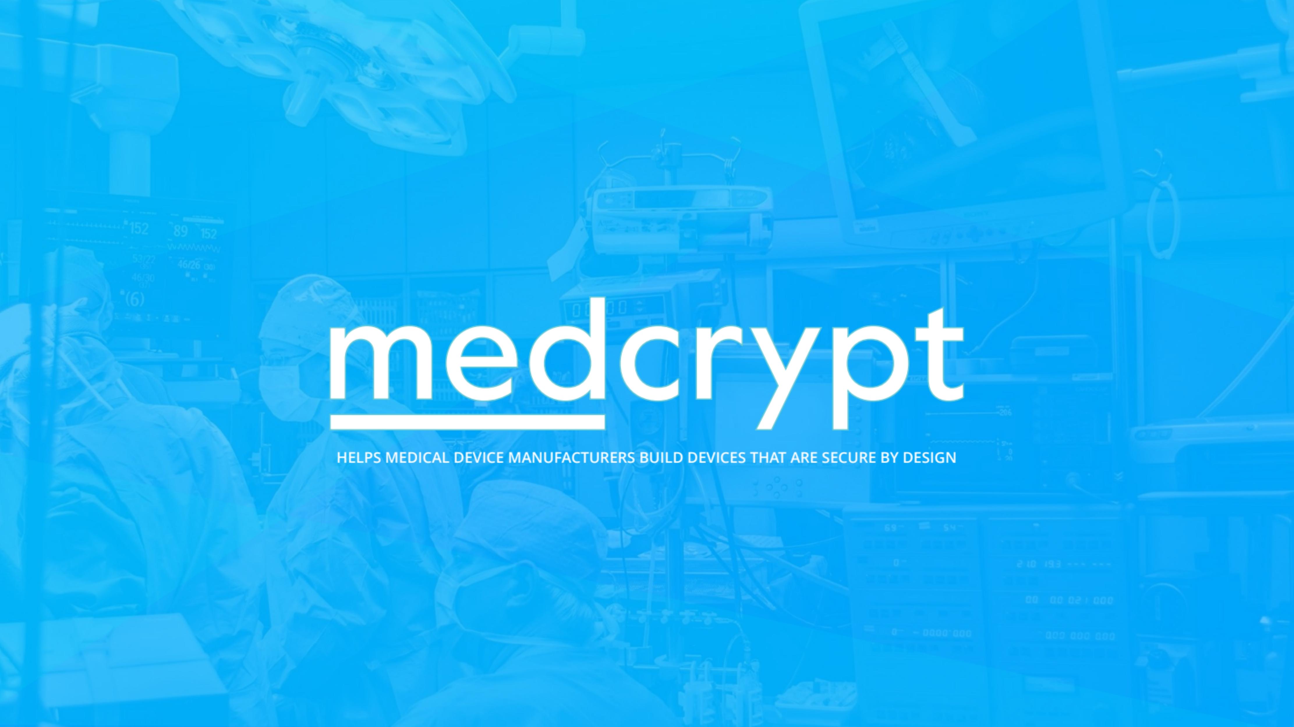 MedCrypt pitch deck cover