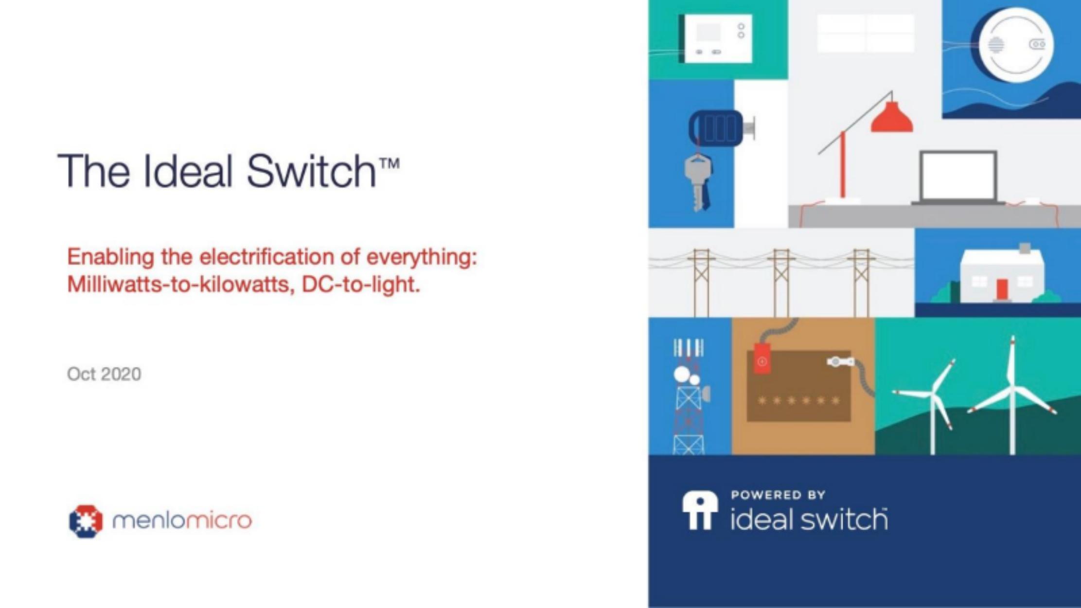 Menlo Micro pitch deck cover