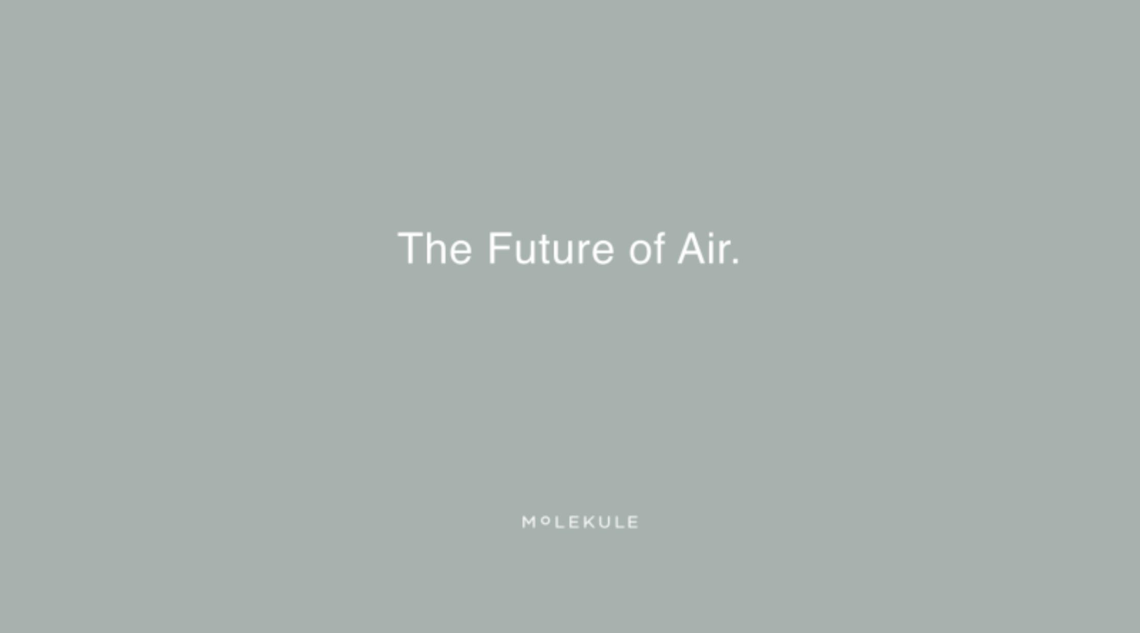 Molekule pitch deck cover