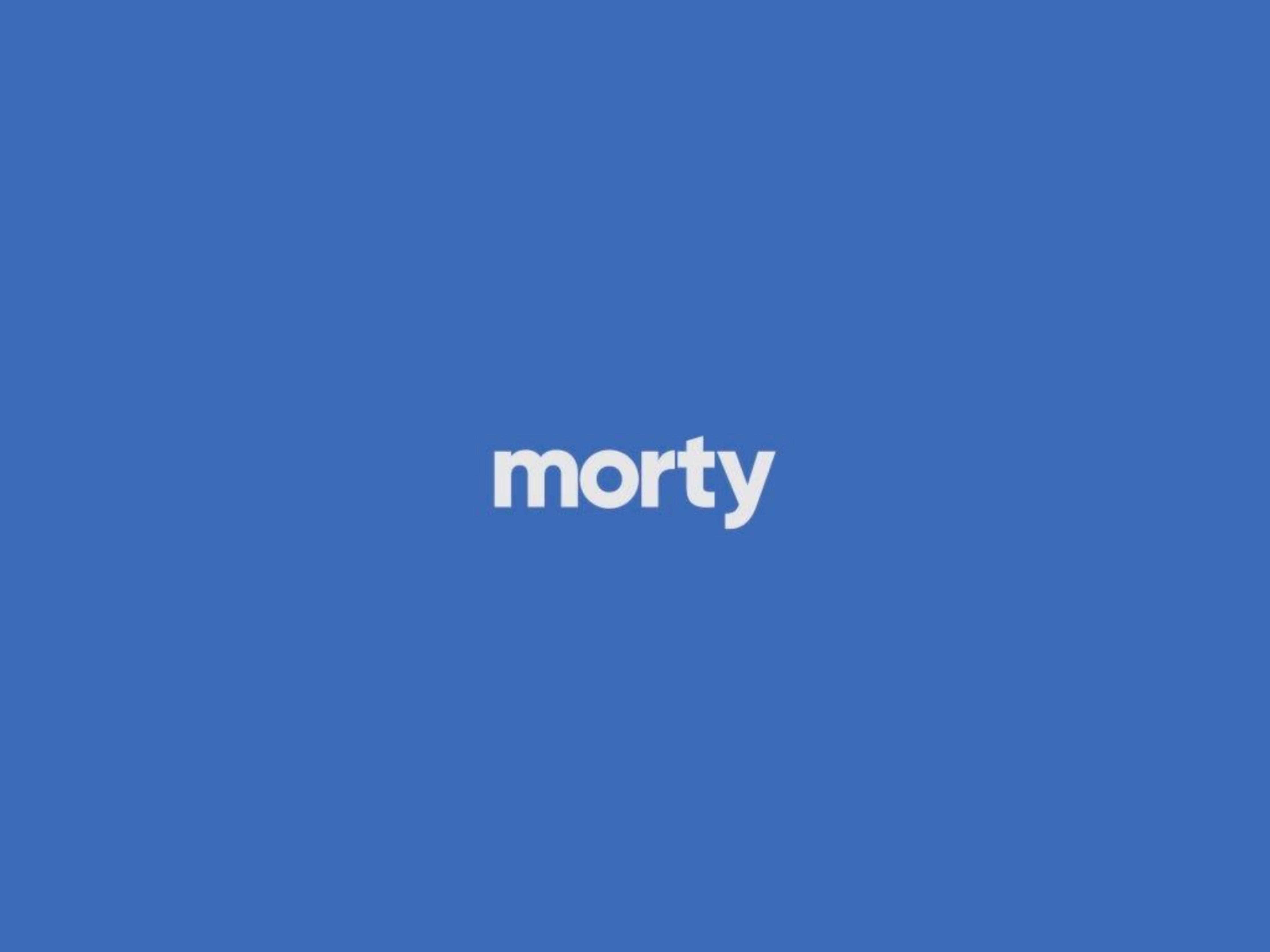 Morty pitch deck cover
