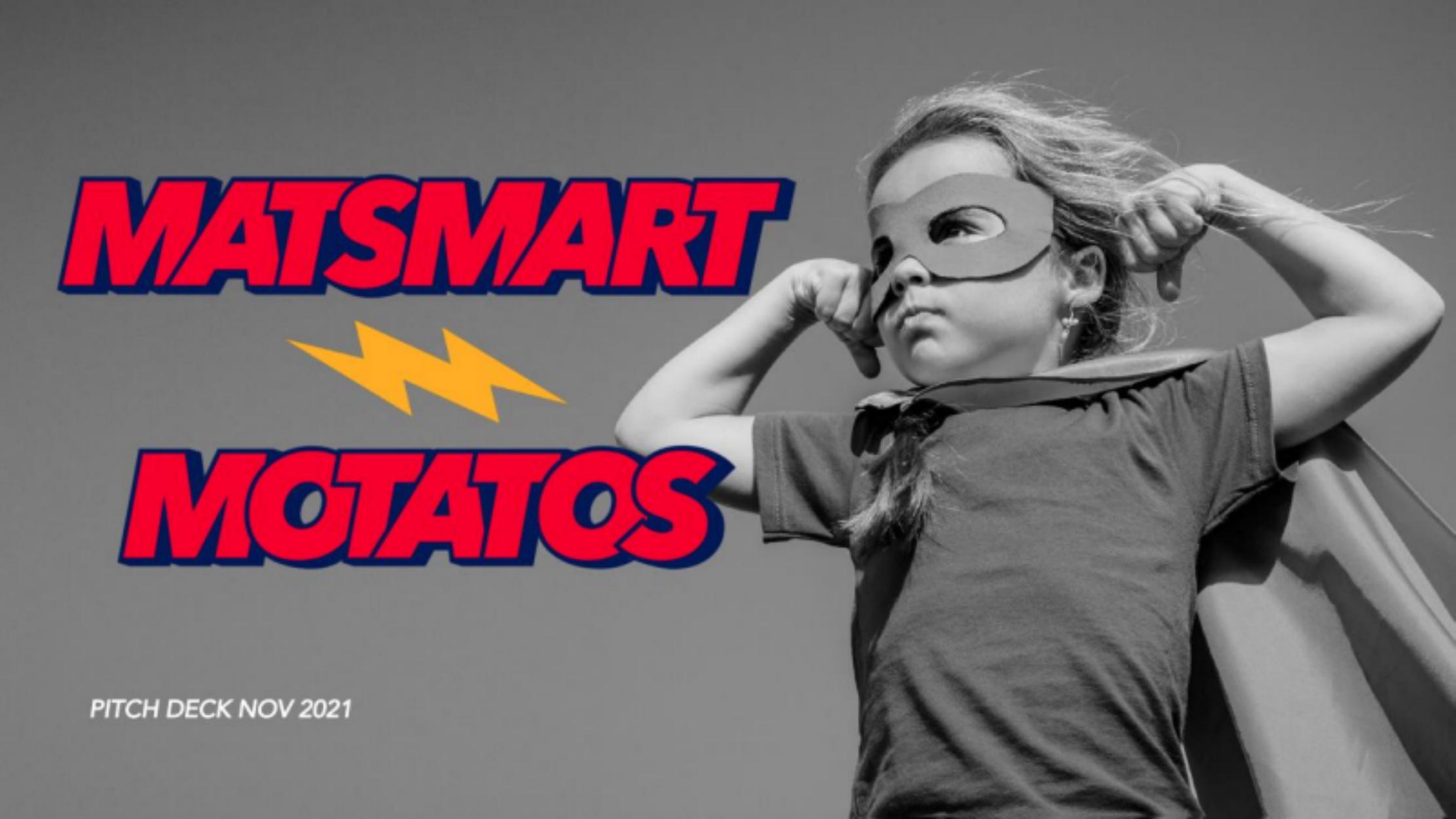 Motatos pitch deck cover