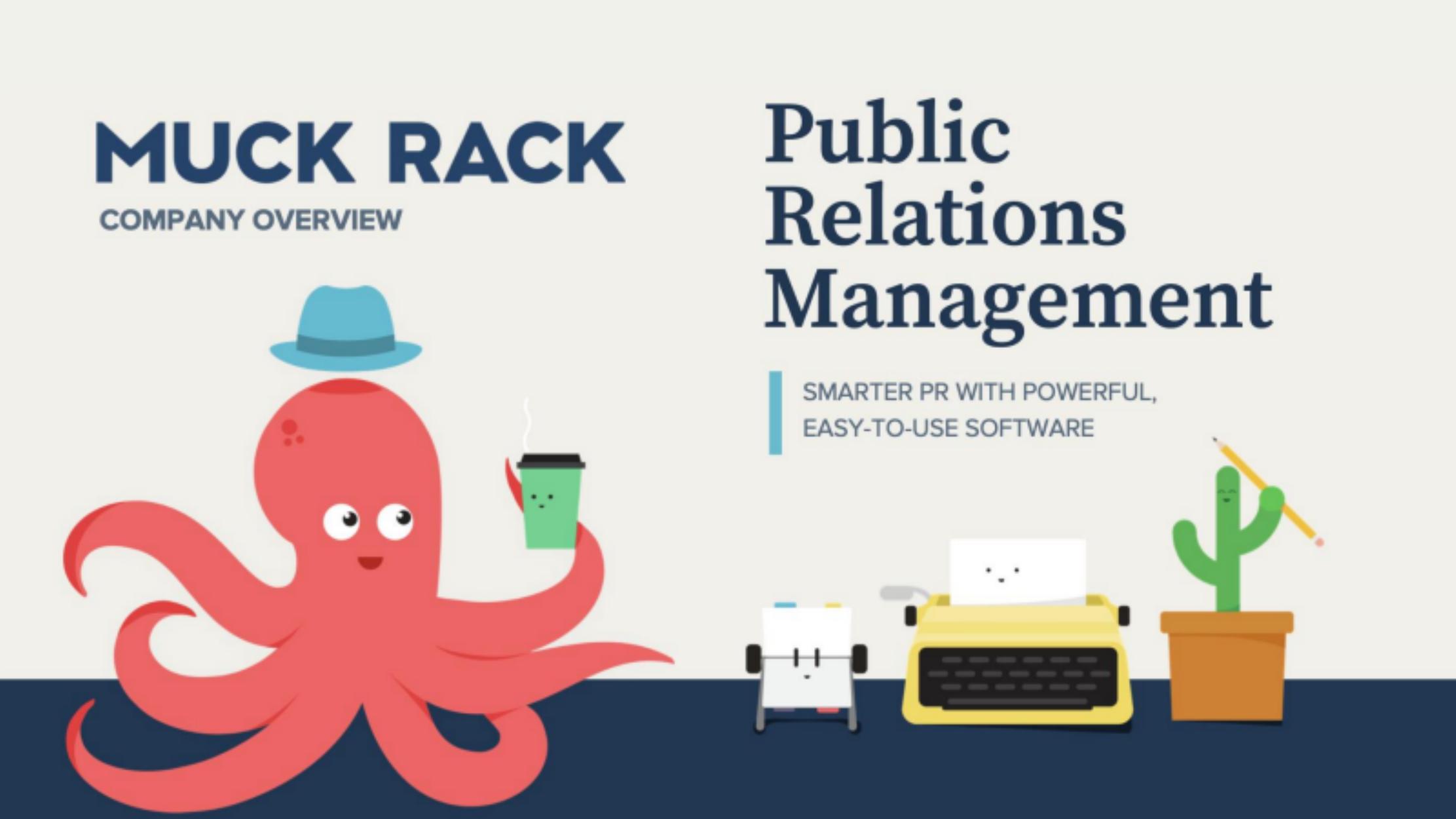 Muck Rack pitch deck cover
