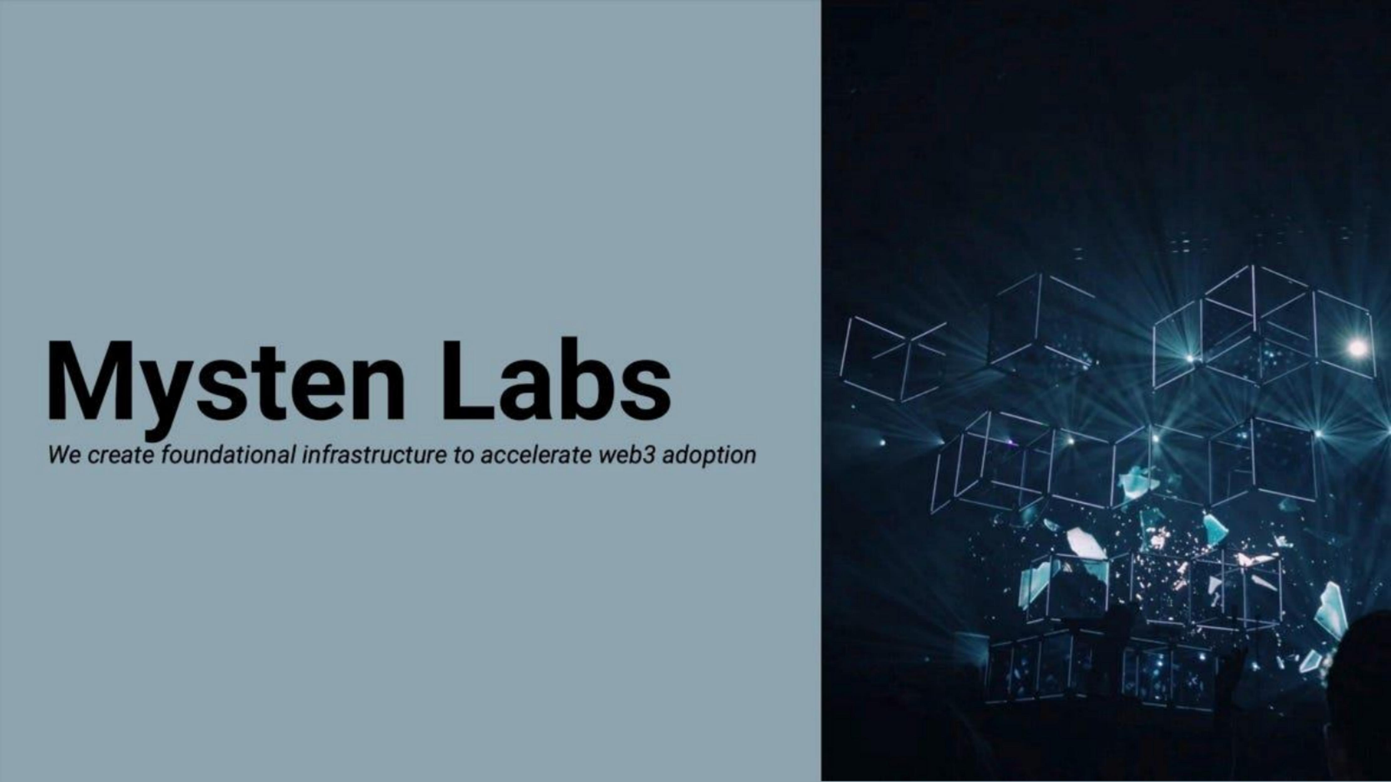 Mysten Labs pitch deck cover