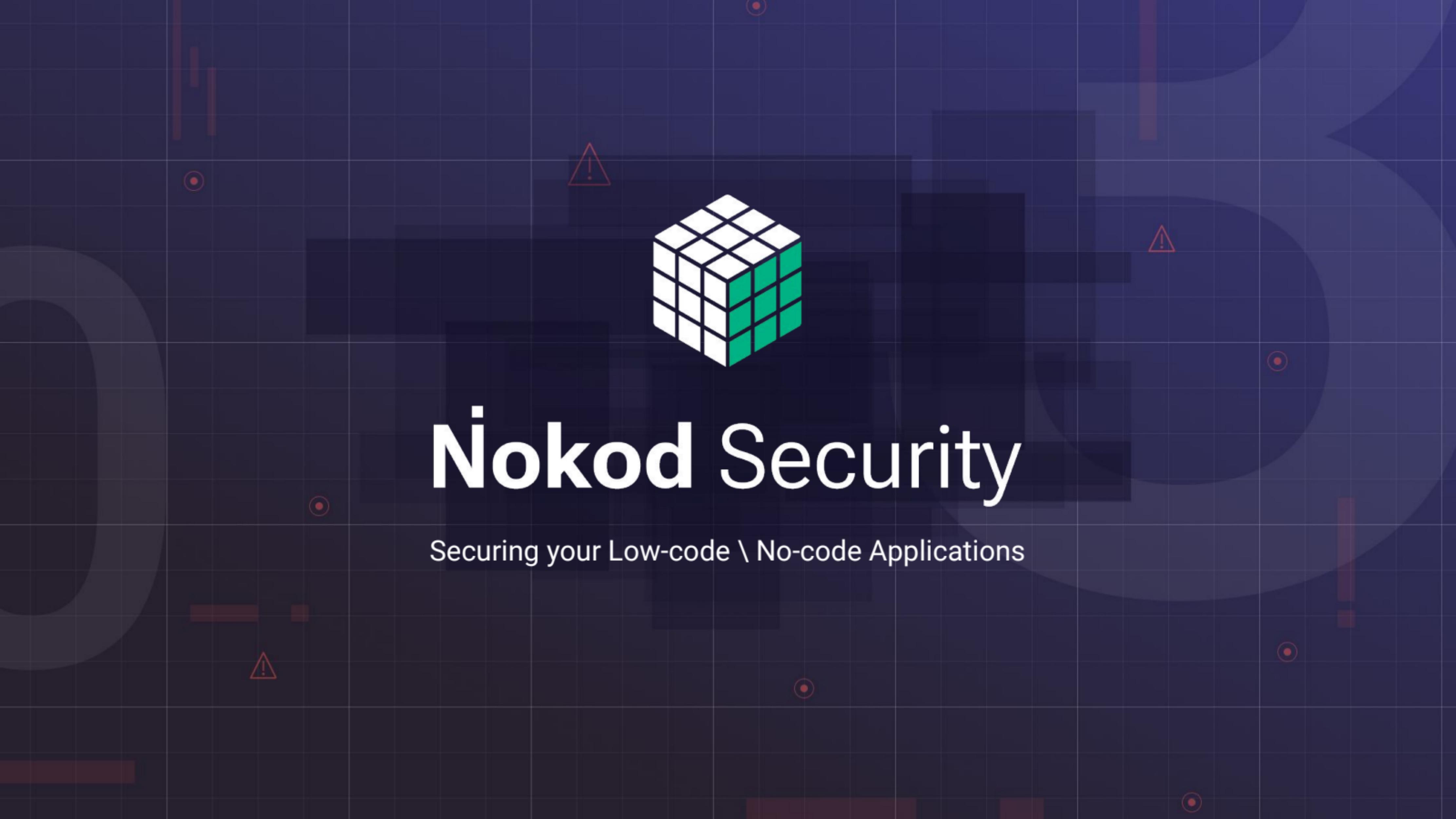 Nokod Security pitch deck cover