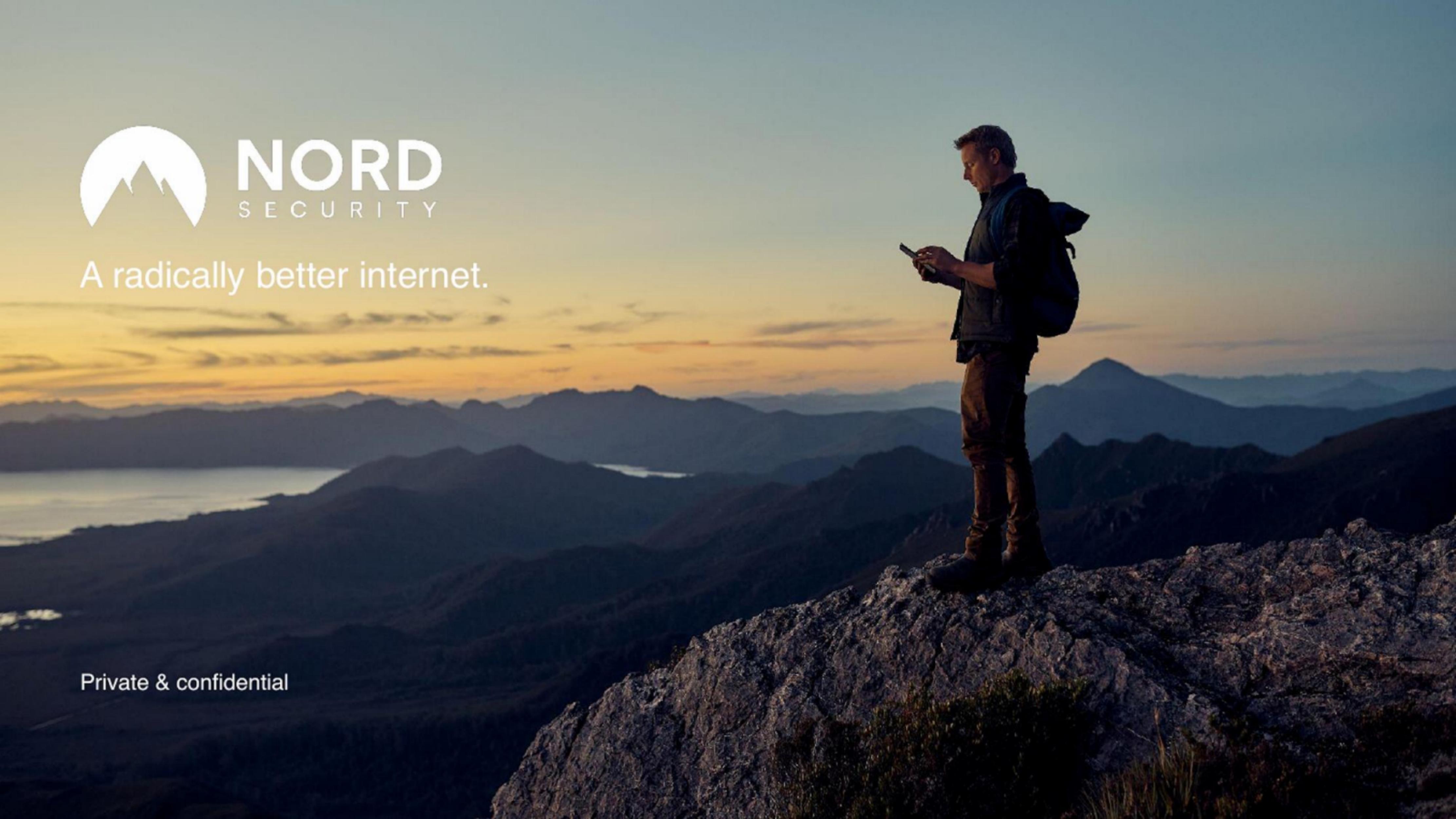 Nord Security pitch deck cover